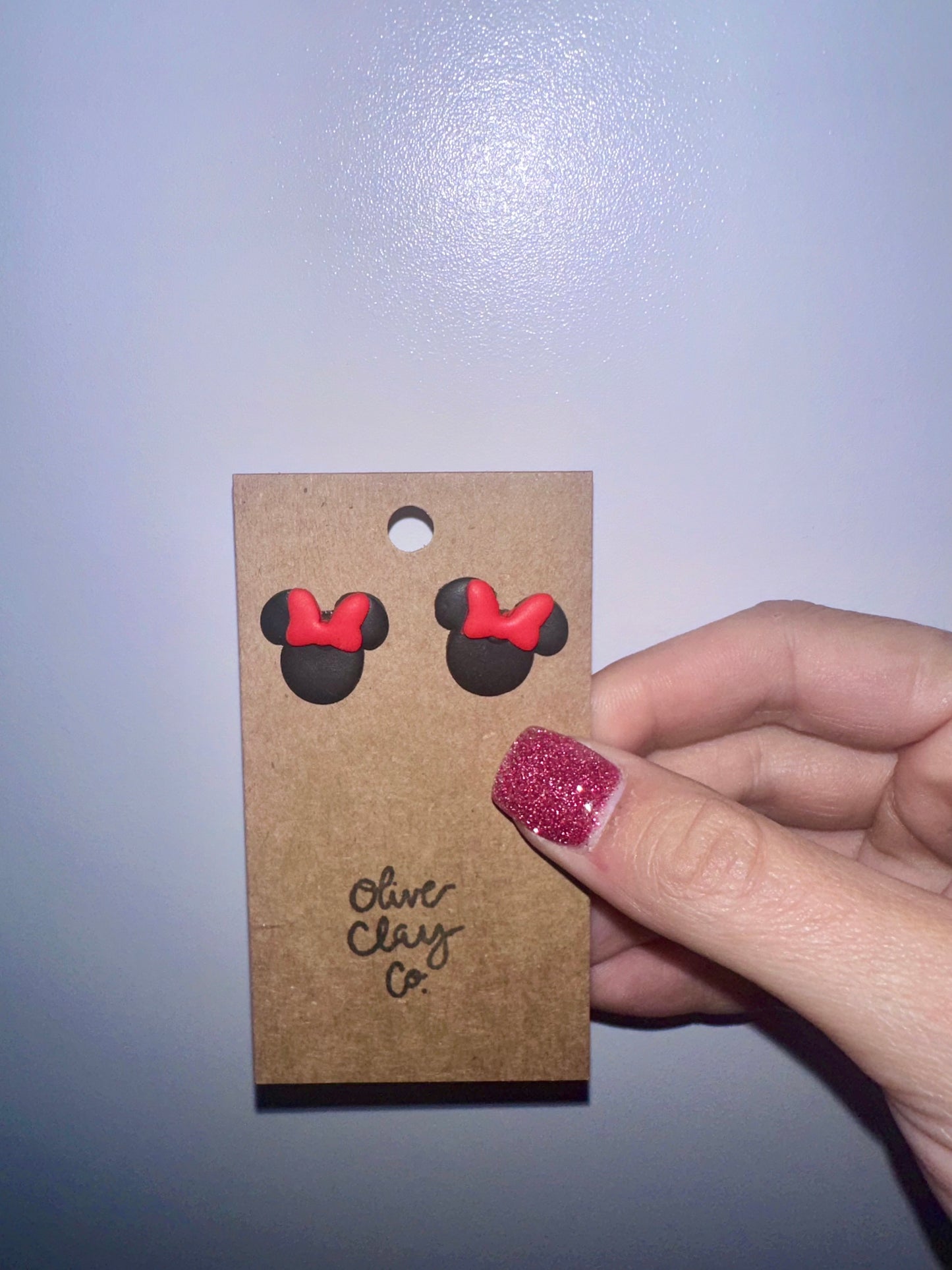 Large Minnie studs