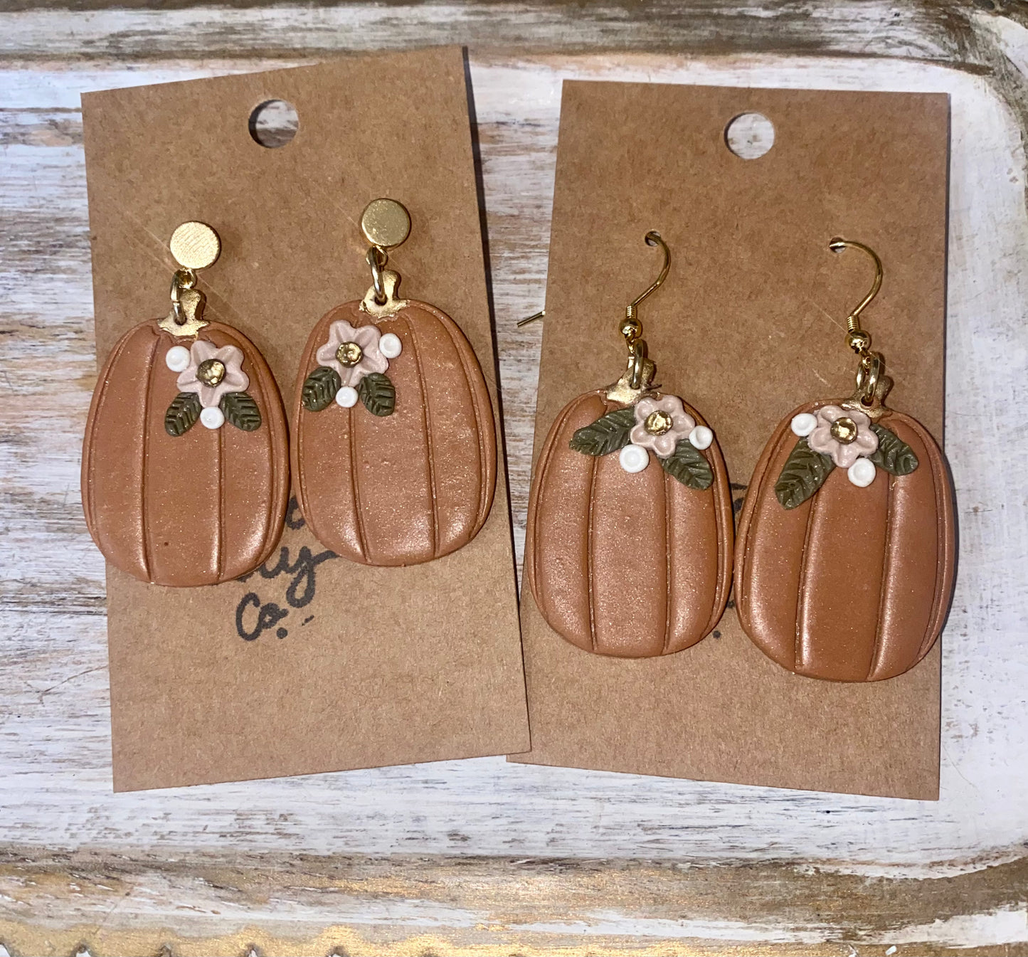 Floral pumpkin