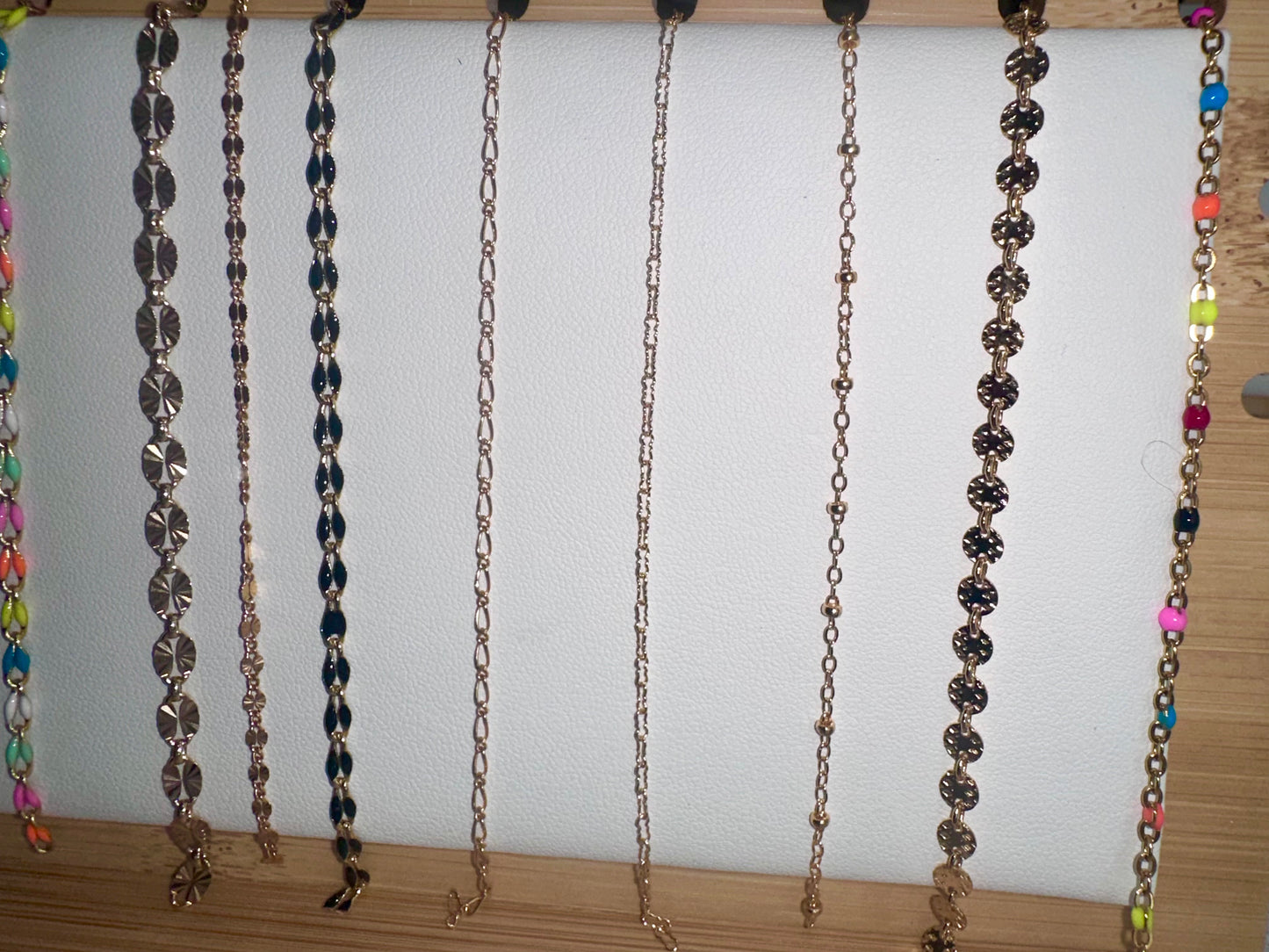 Permanent Jewelry Chain options- Sterling Silver, Rose Gold, Gold Filled
