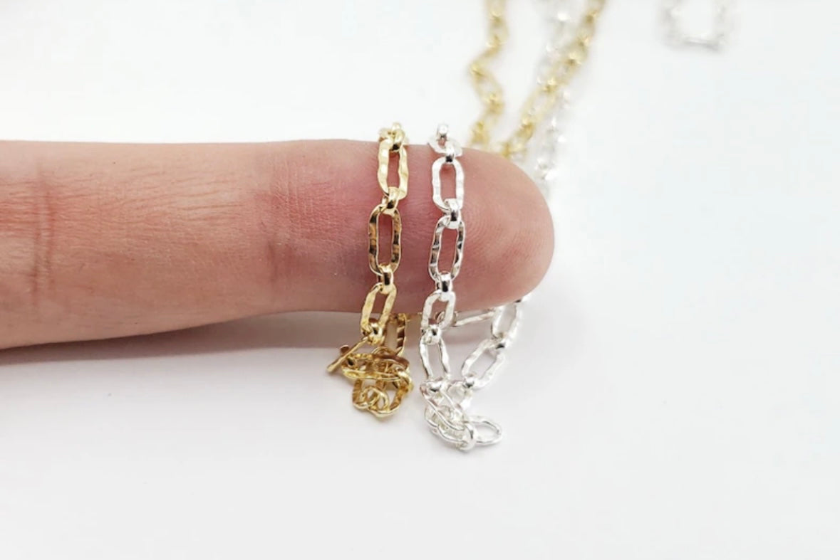 Permanent Jewelry Chain options- Sterling Silver, Rose Gold, Gold Filled