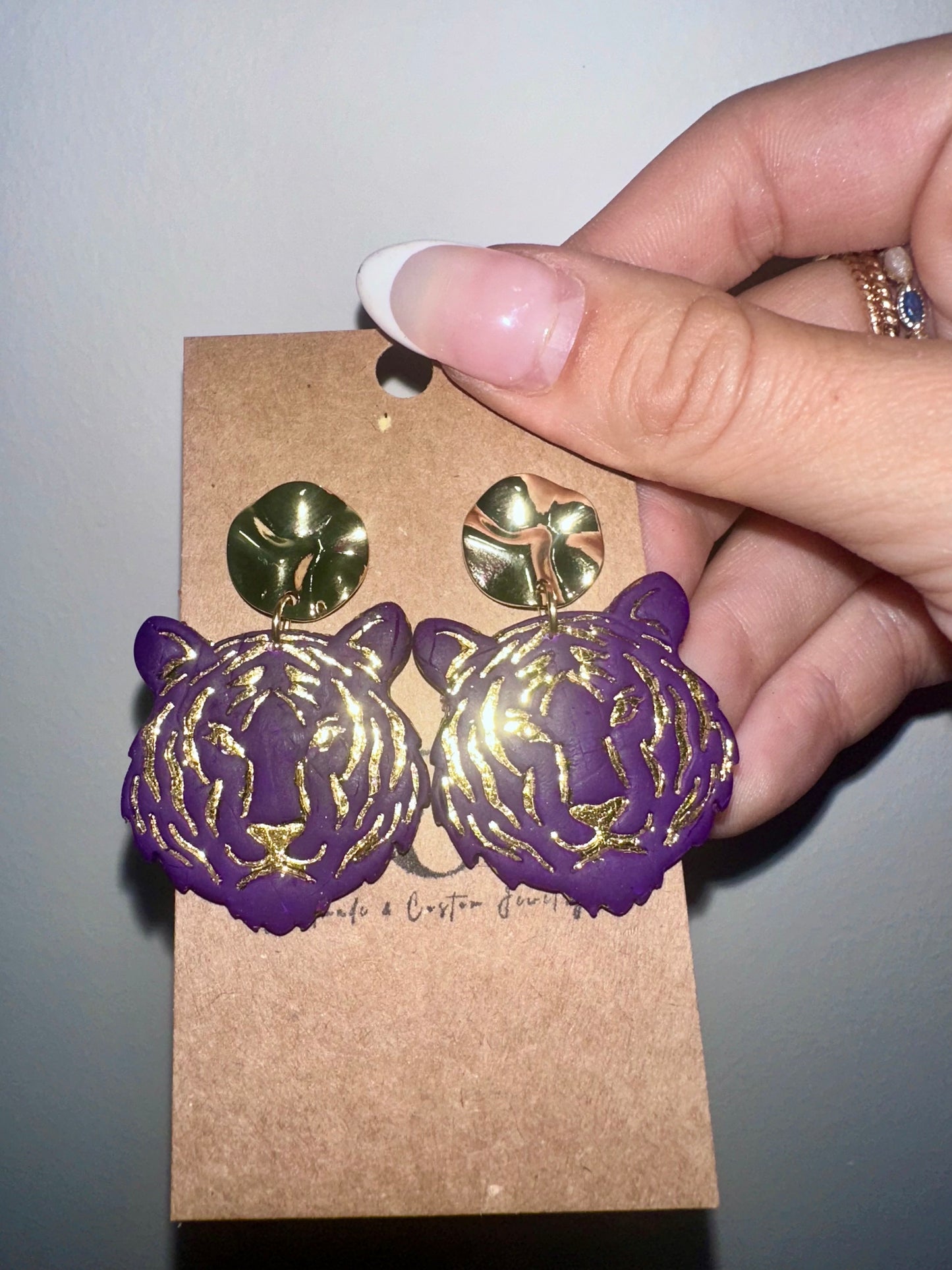 Tigers earrings