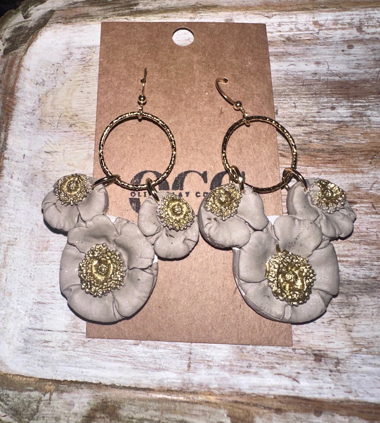 Floral Mouse earrings
