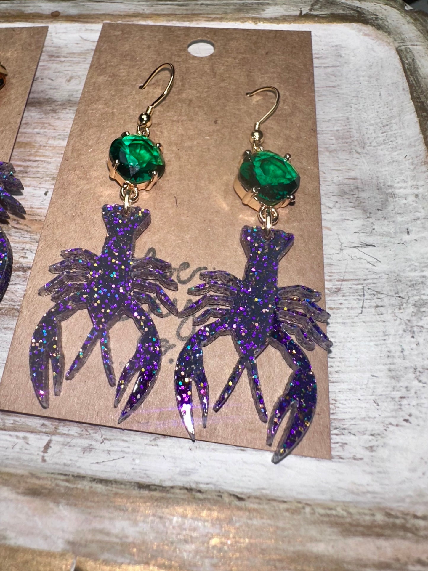 crawfish earrings