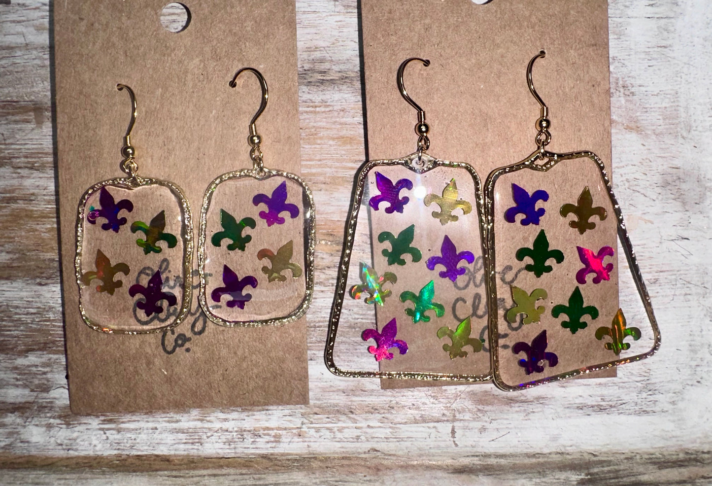 Fleur de lis earrings