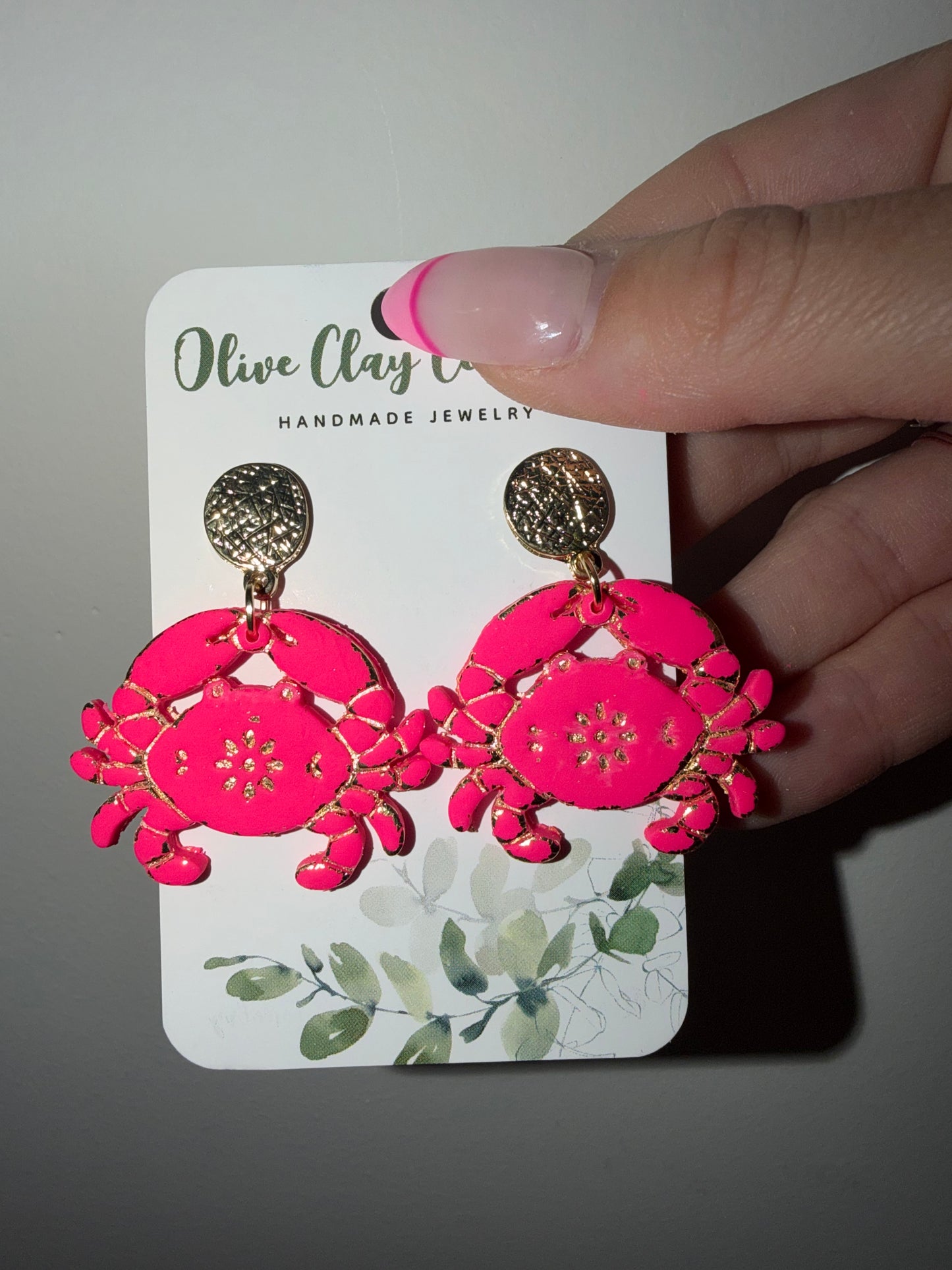 crab earrings