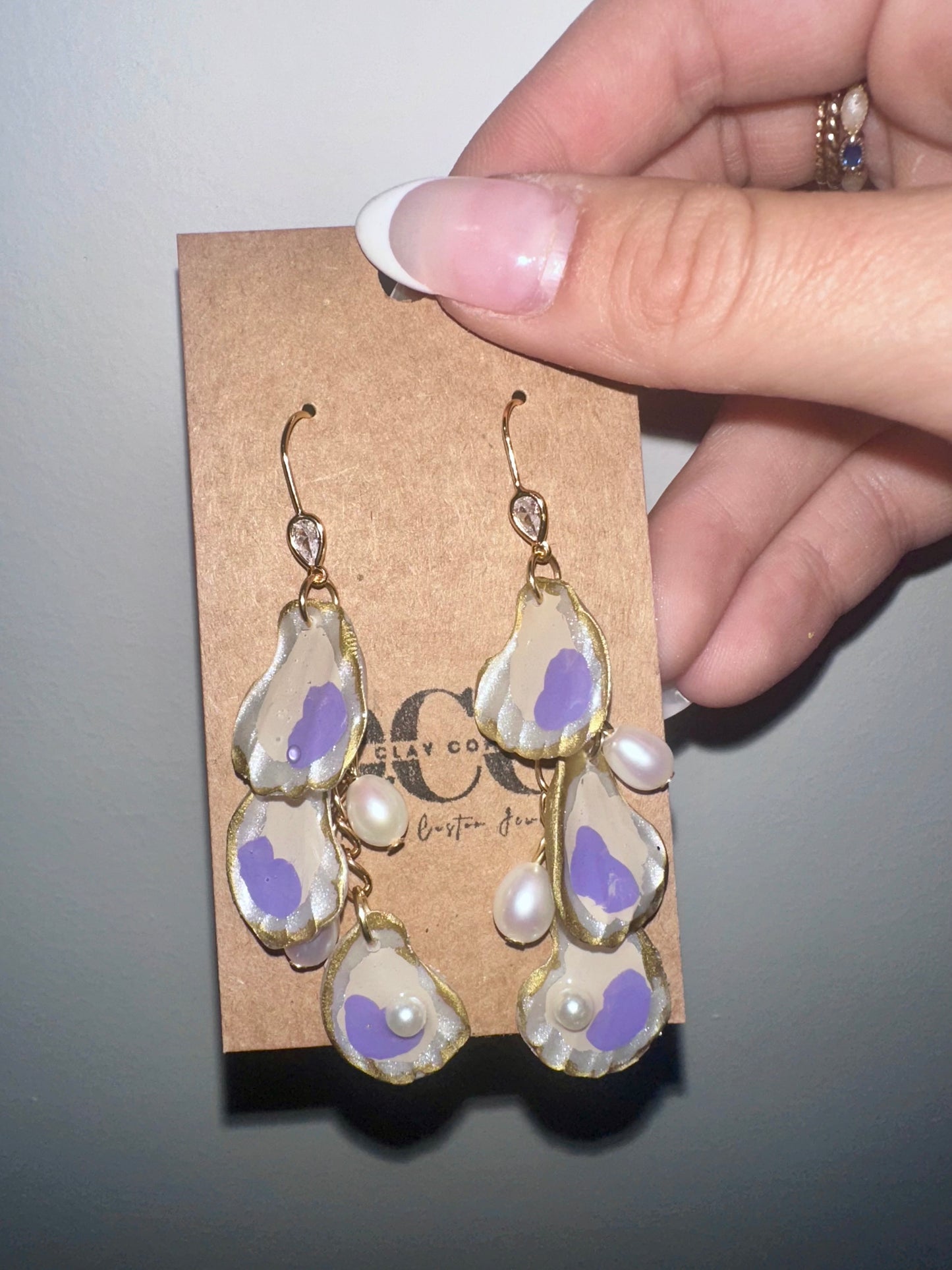 Oyster Pearl earrings