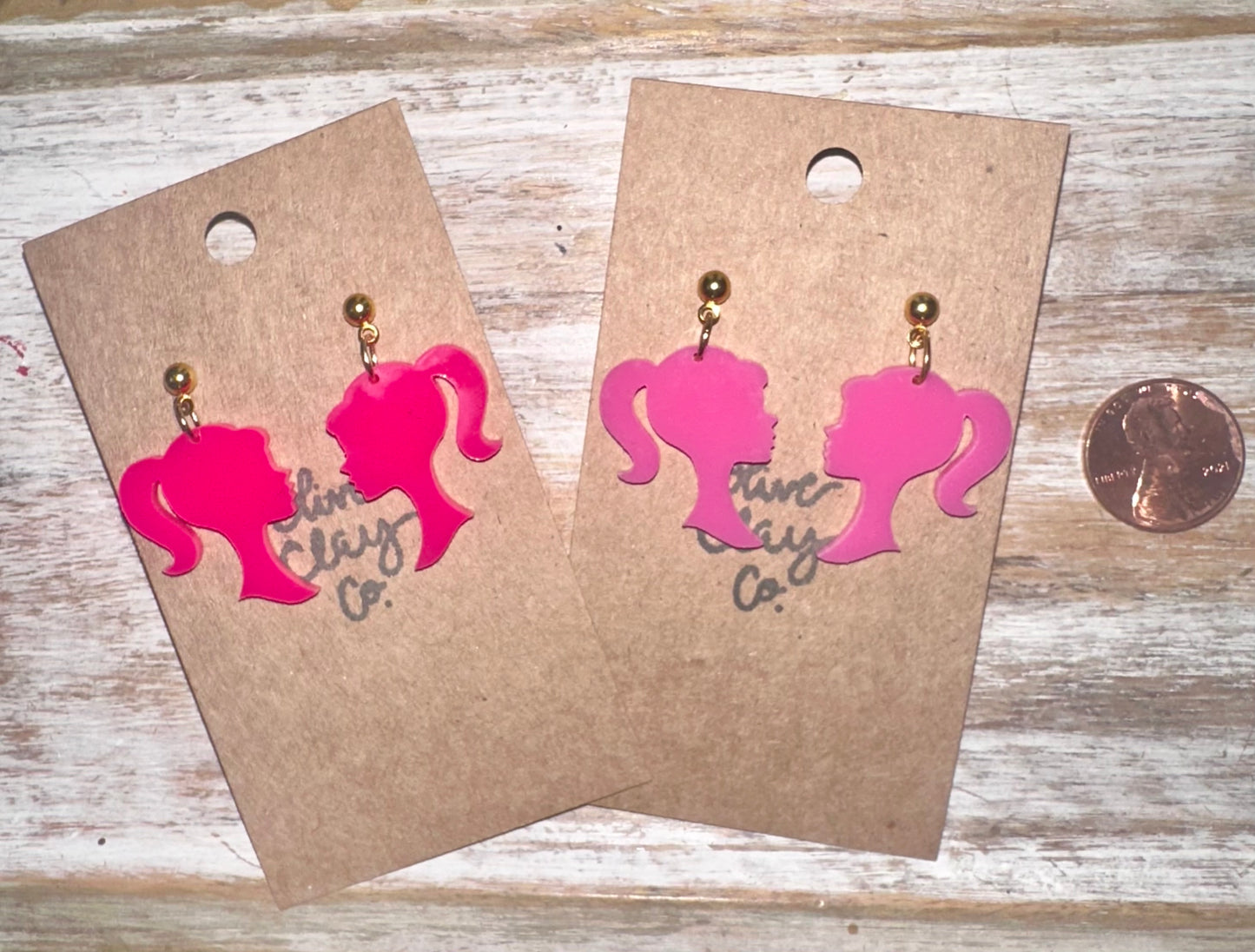 Barbie earrings