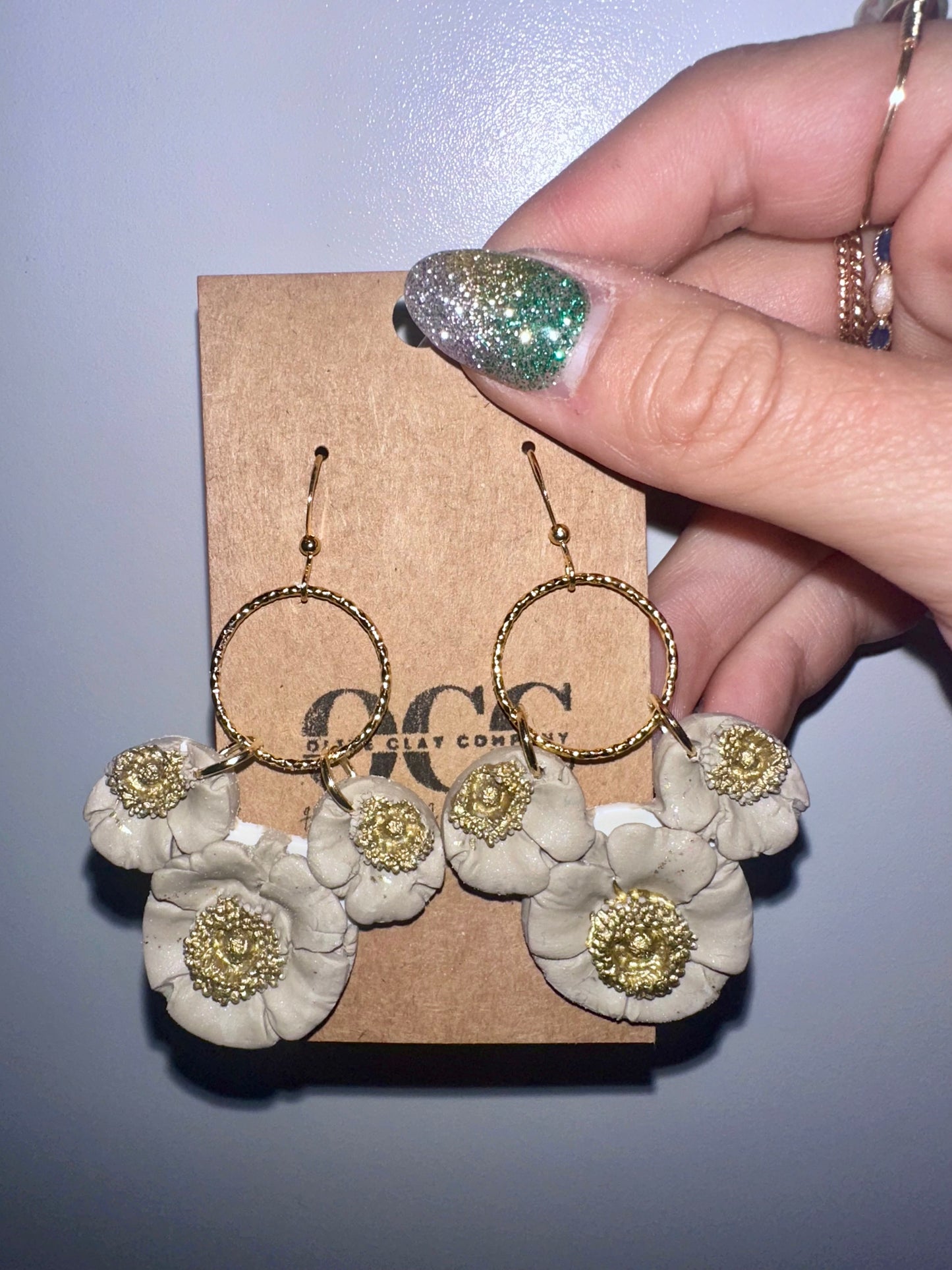 Floral Mouse earrings