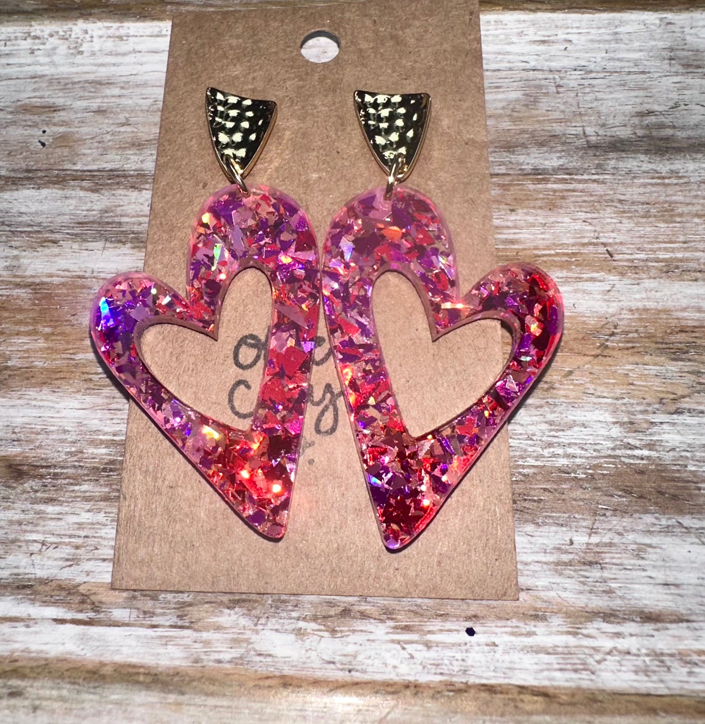 Heart Valentine earrings
