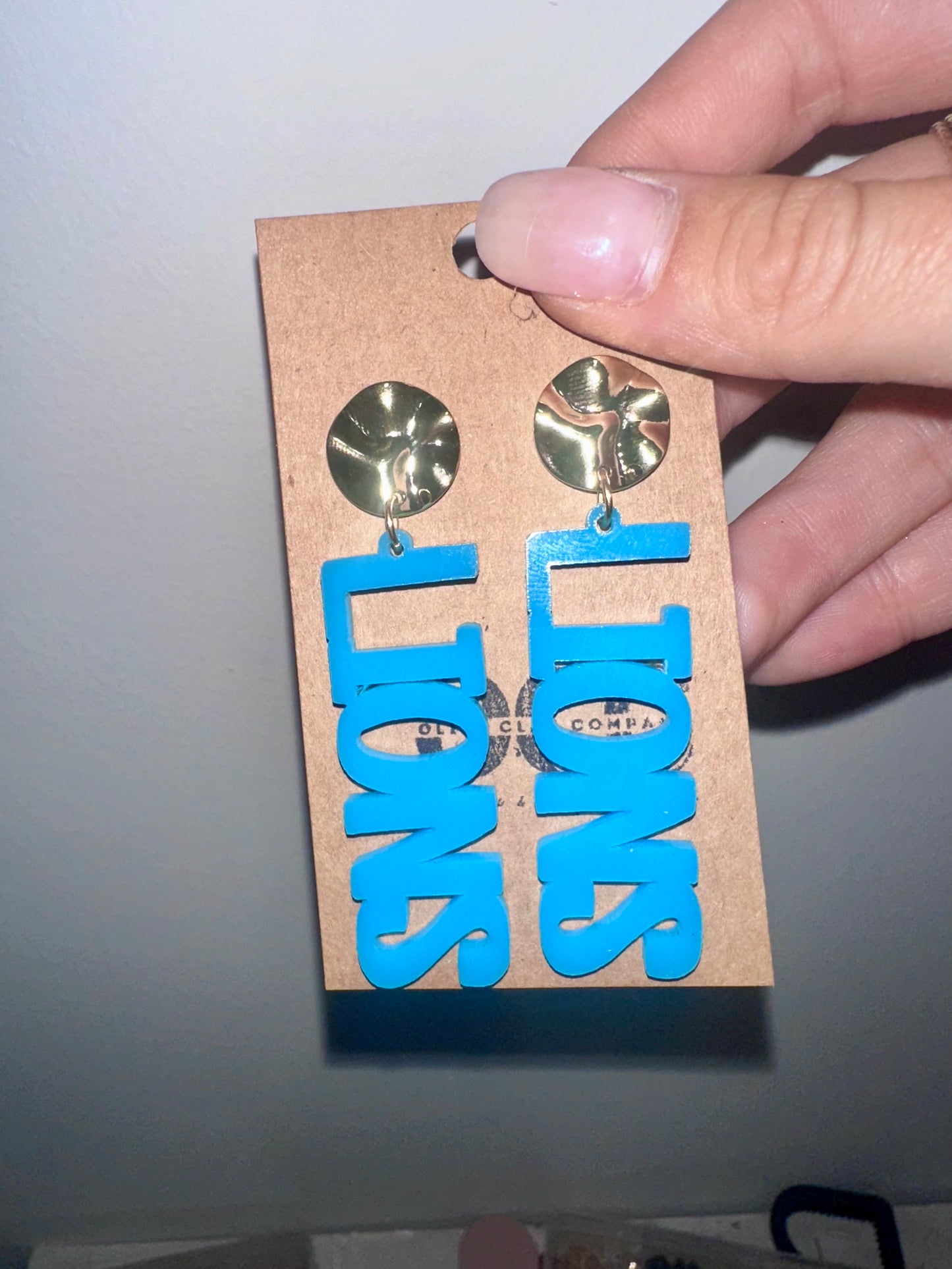 Lions earrings