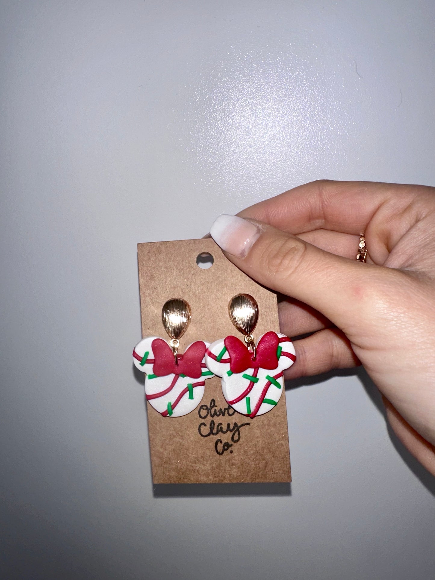 Debbie mouse earrings