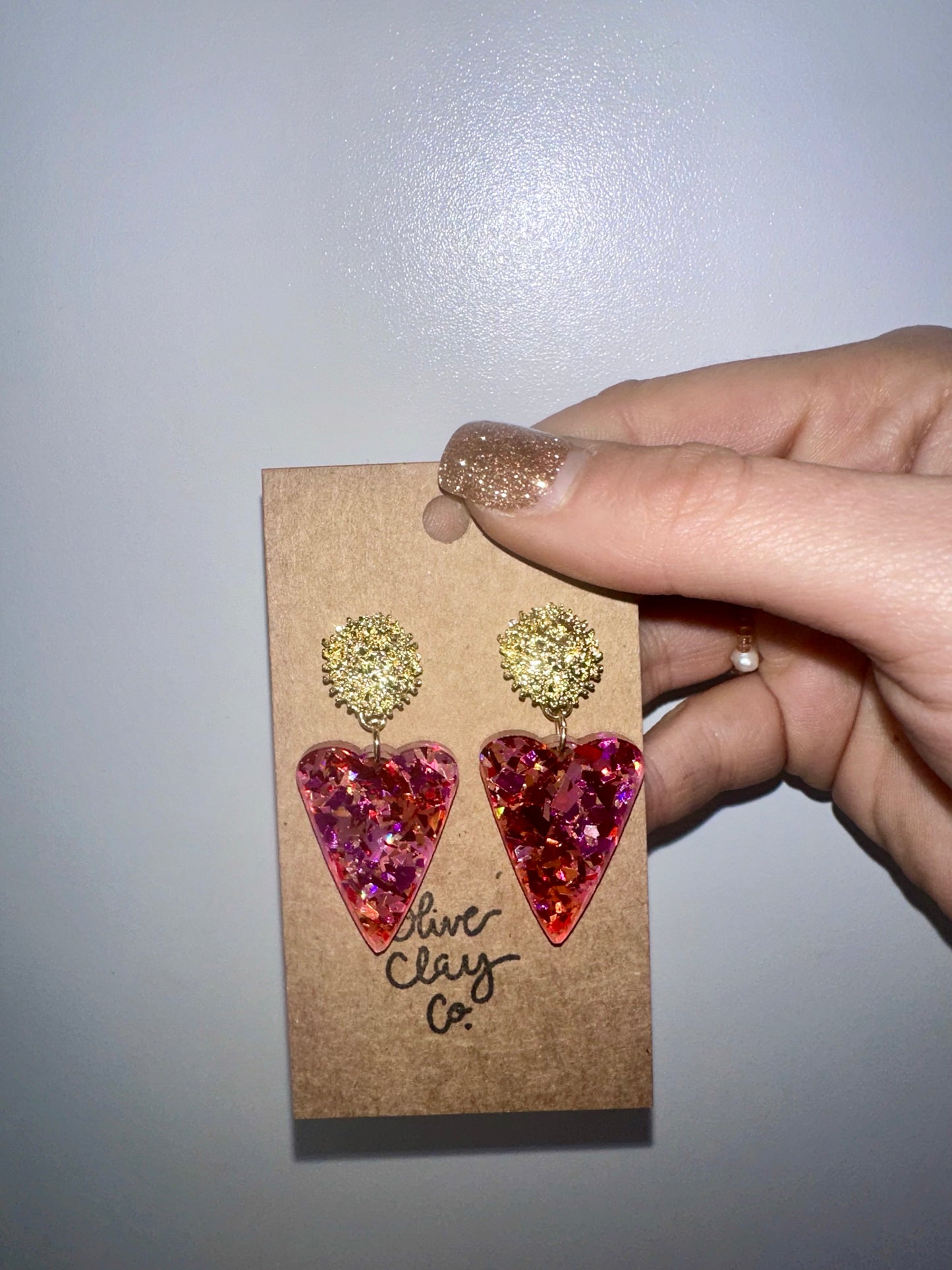 Heart Valentine earrings