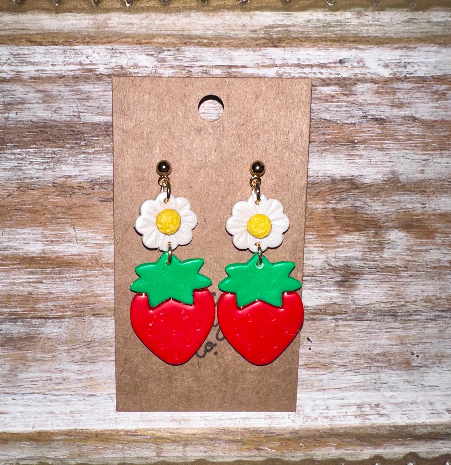 Strawberry earrings