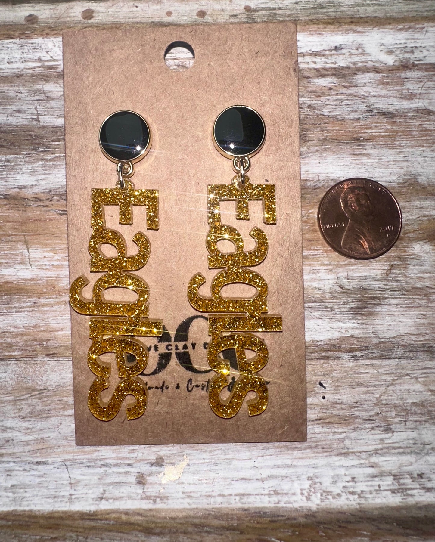 USM Eagles earrings