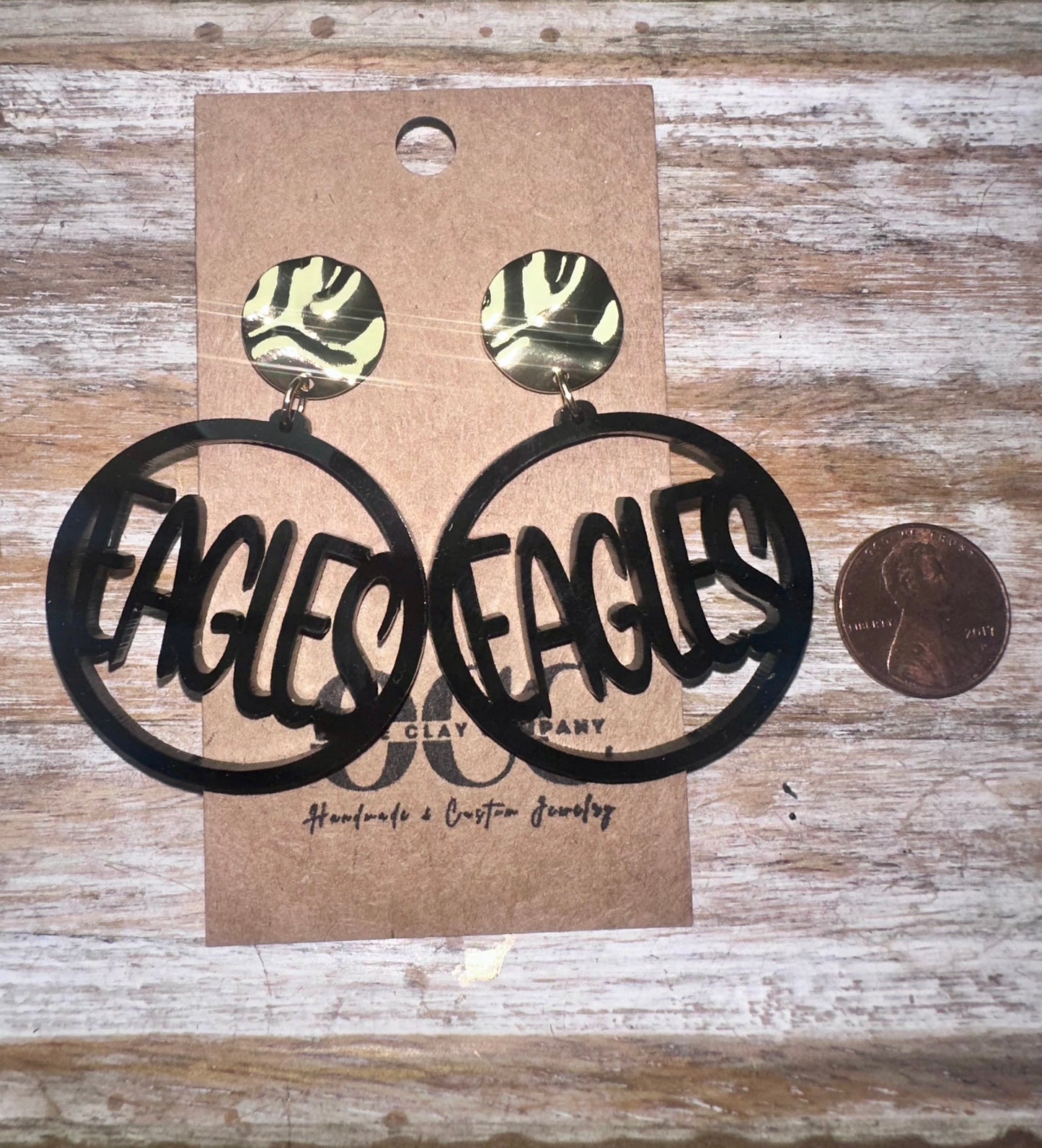 USM Eagles earrings
