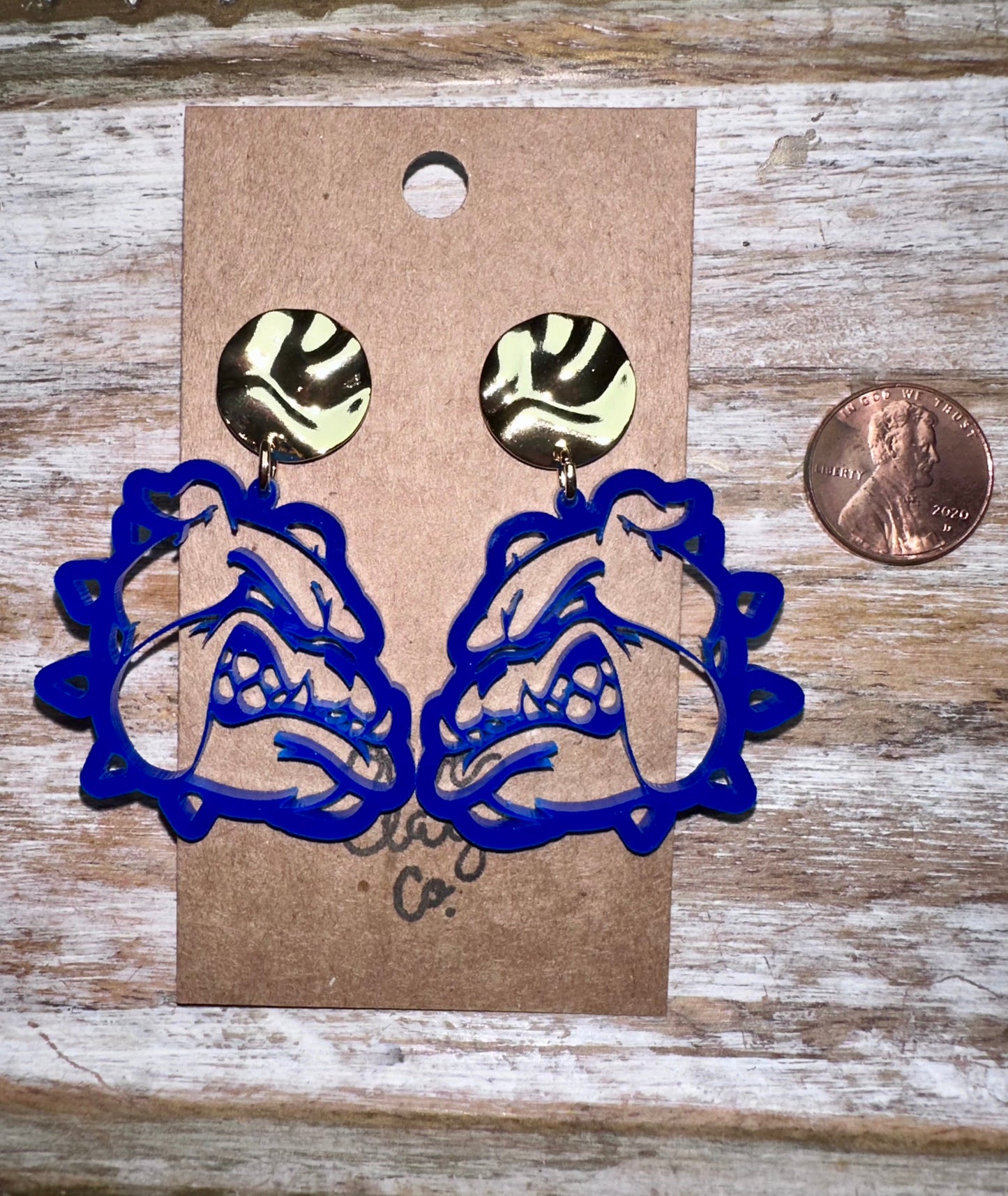 Vancleave bulldogs earrings