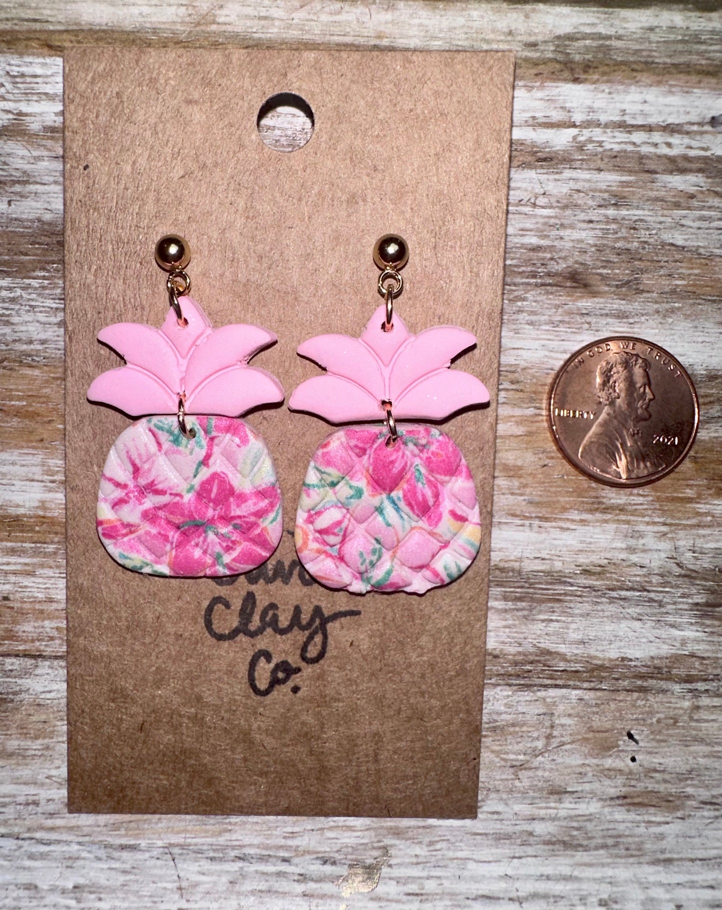 Pineapple earrings