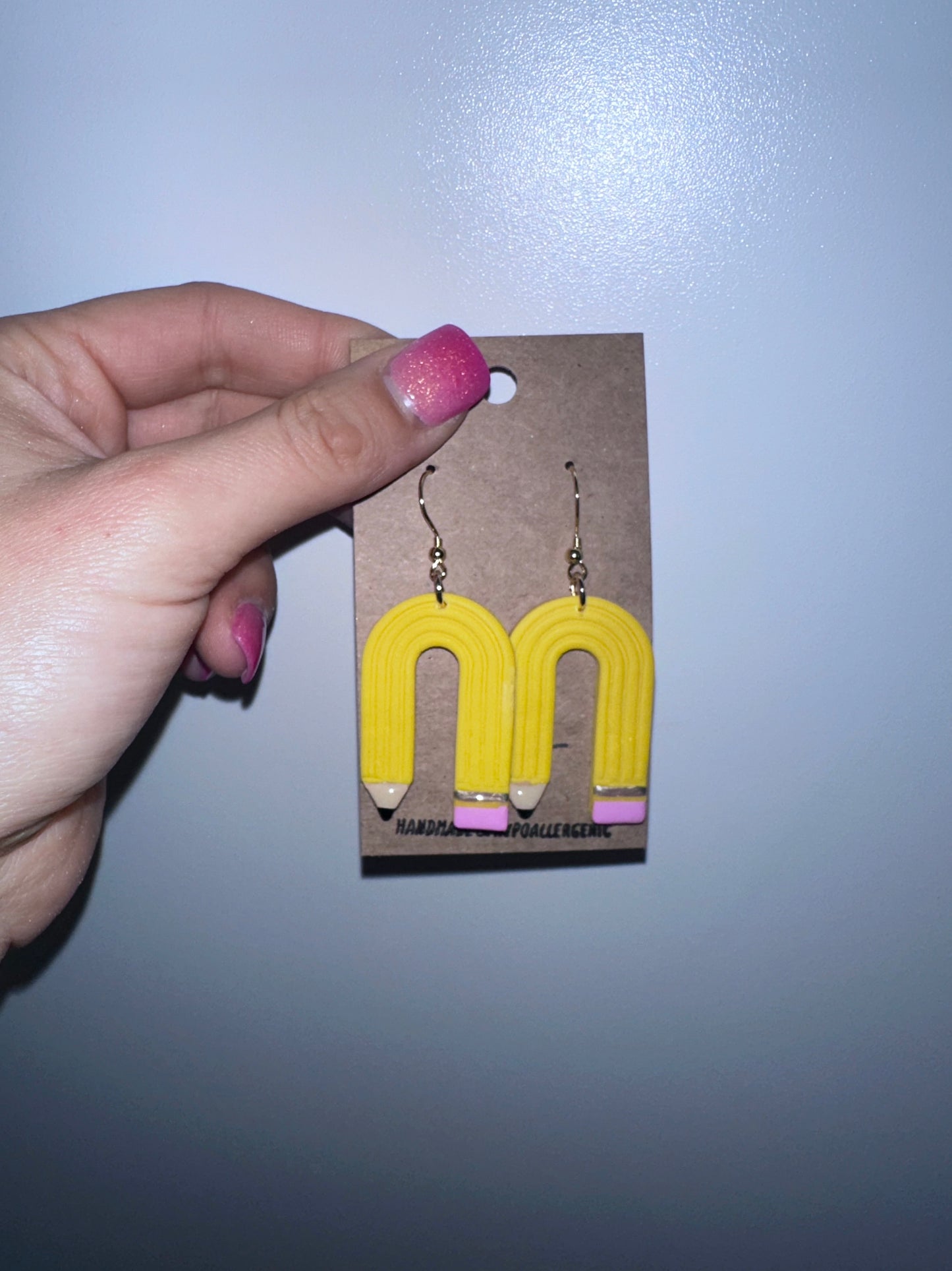 Pencil arch earrings