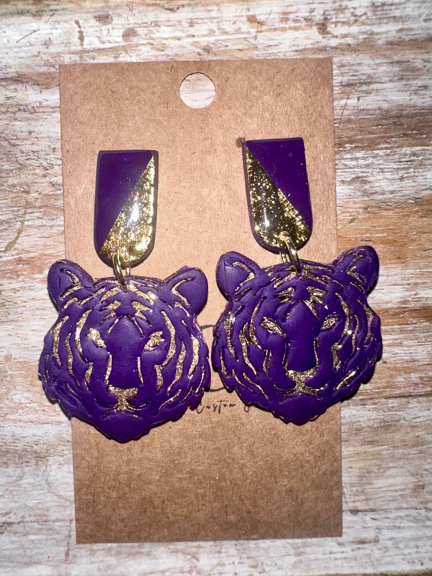 Tigers earrings