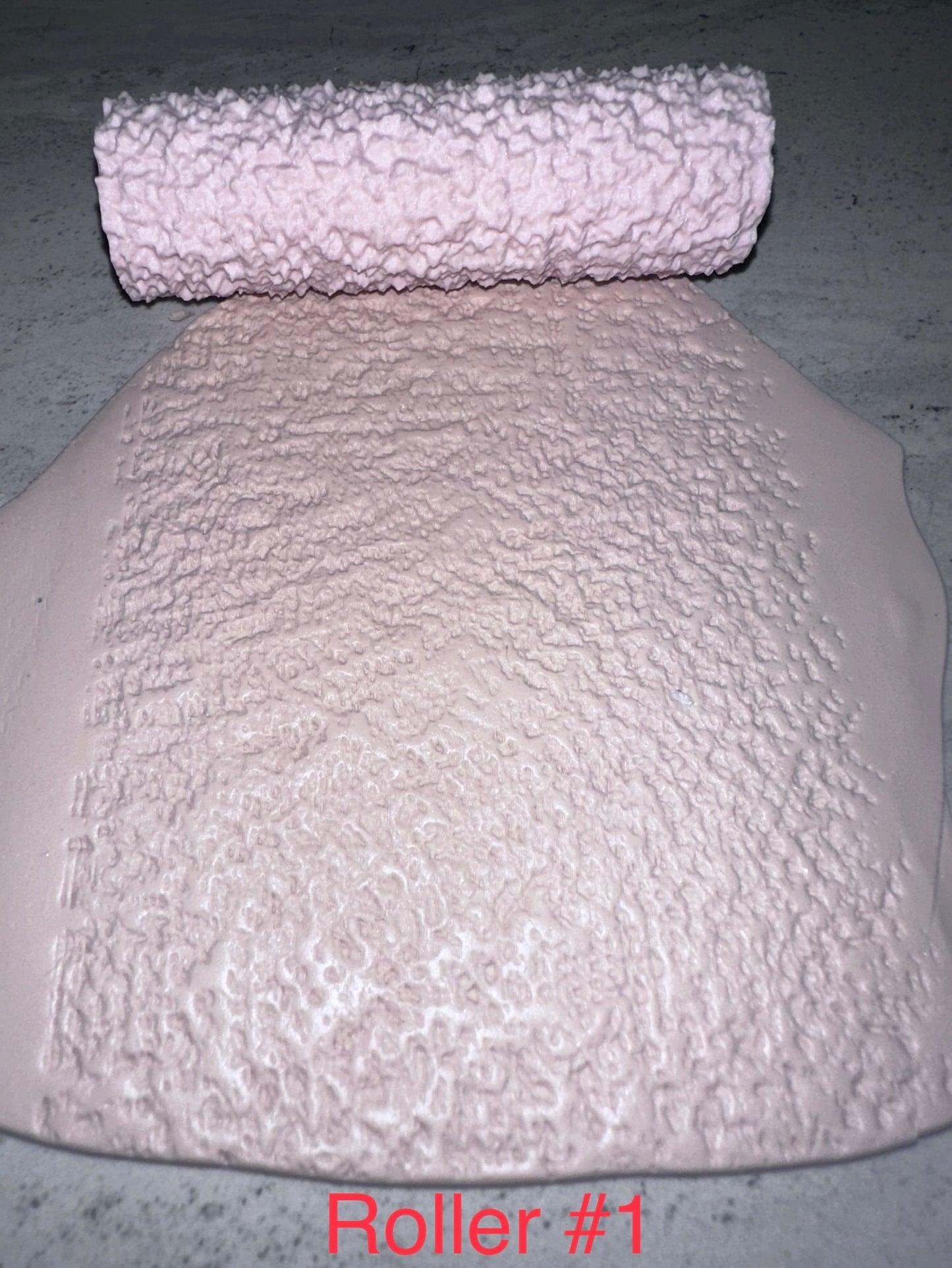 Sandpaper texture roller