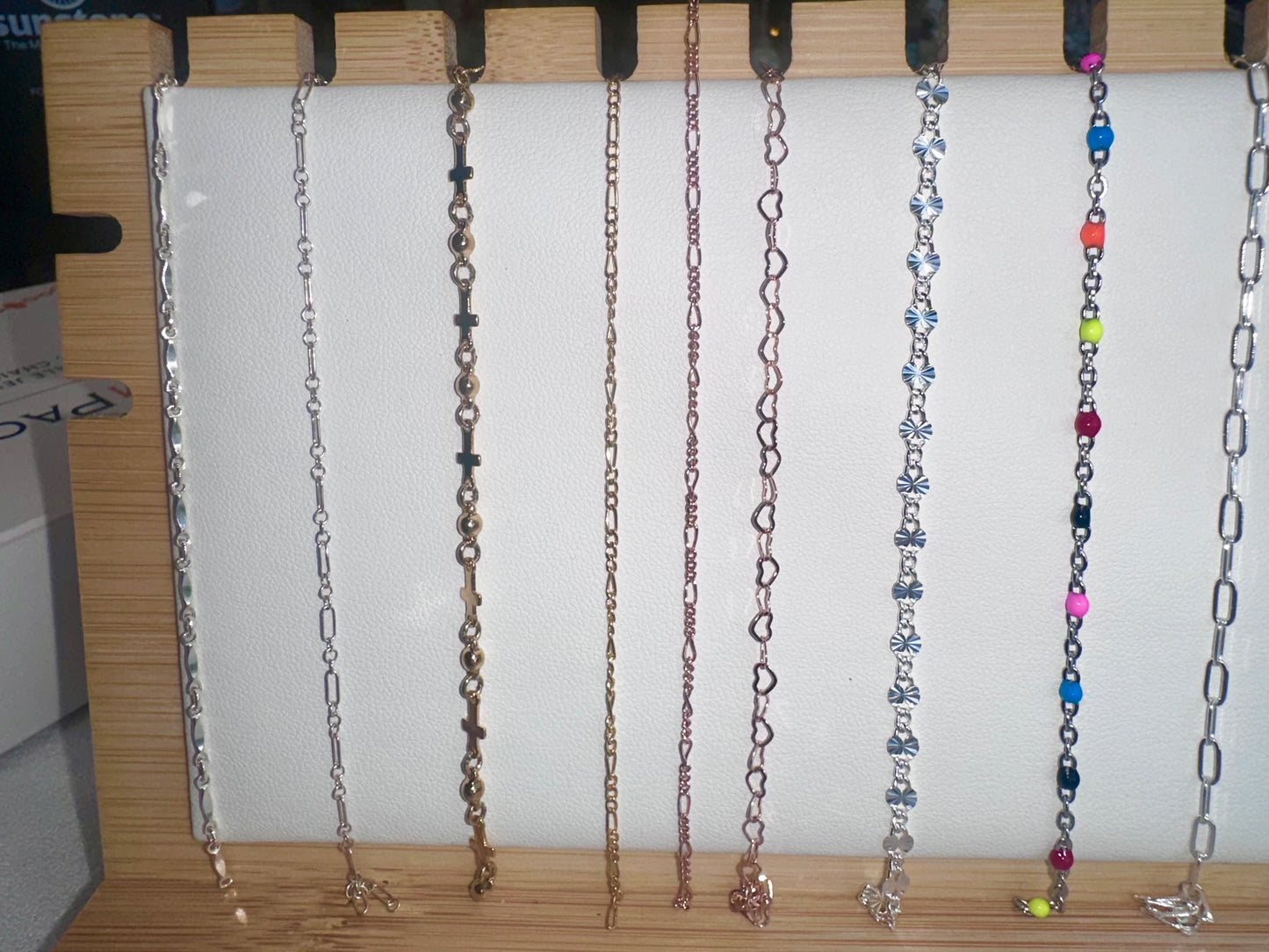 Permanent Jewelry Chain options- Sterling Silver, Rose Gold, Gold Filled