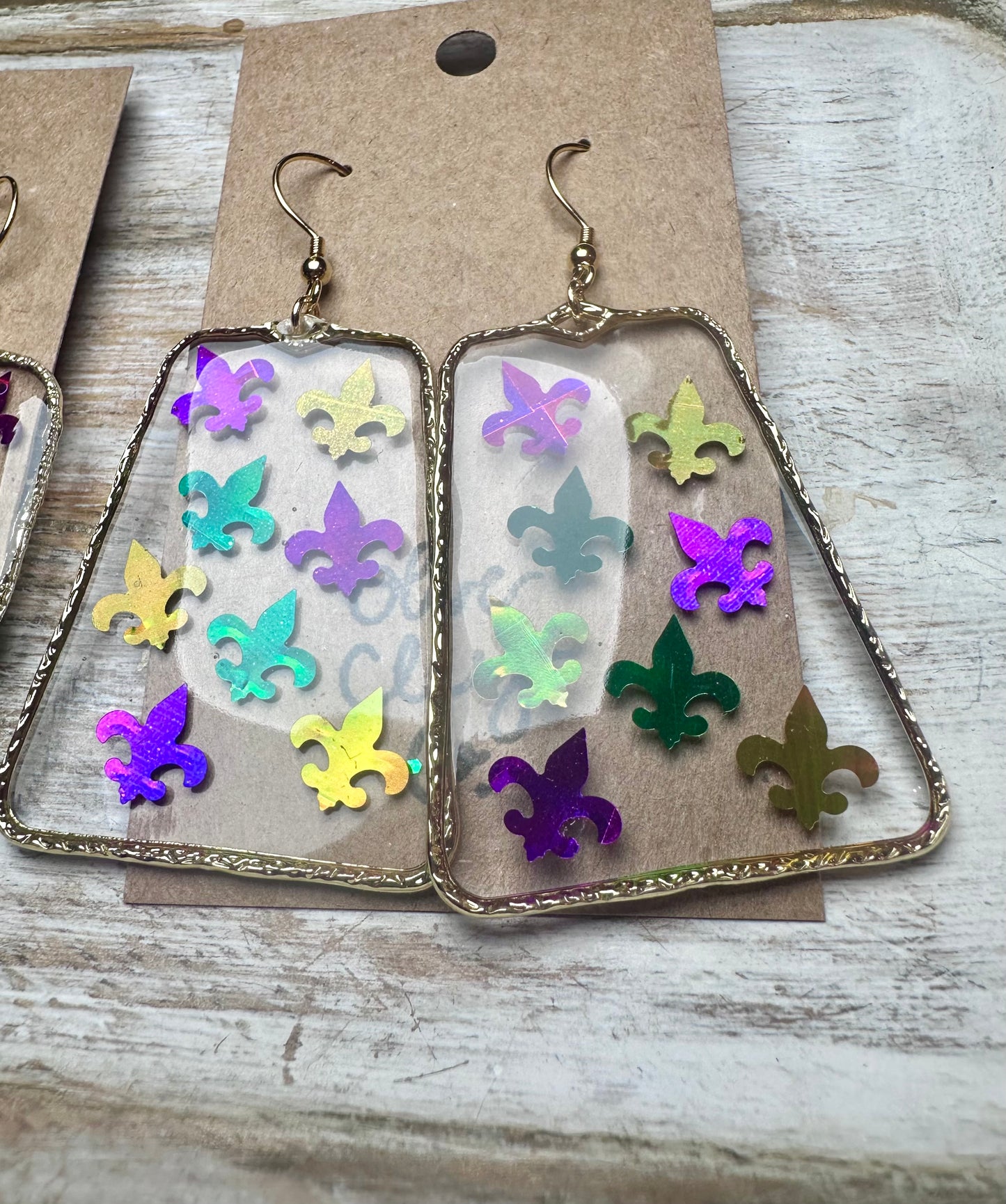 Fleur de lis earrings
