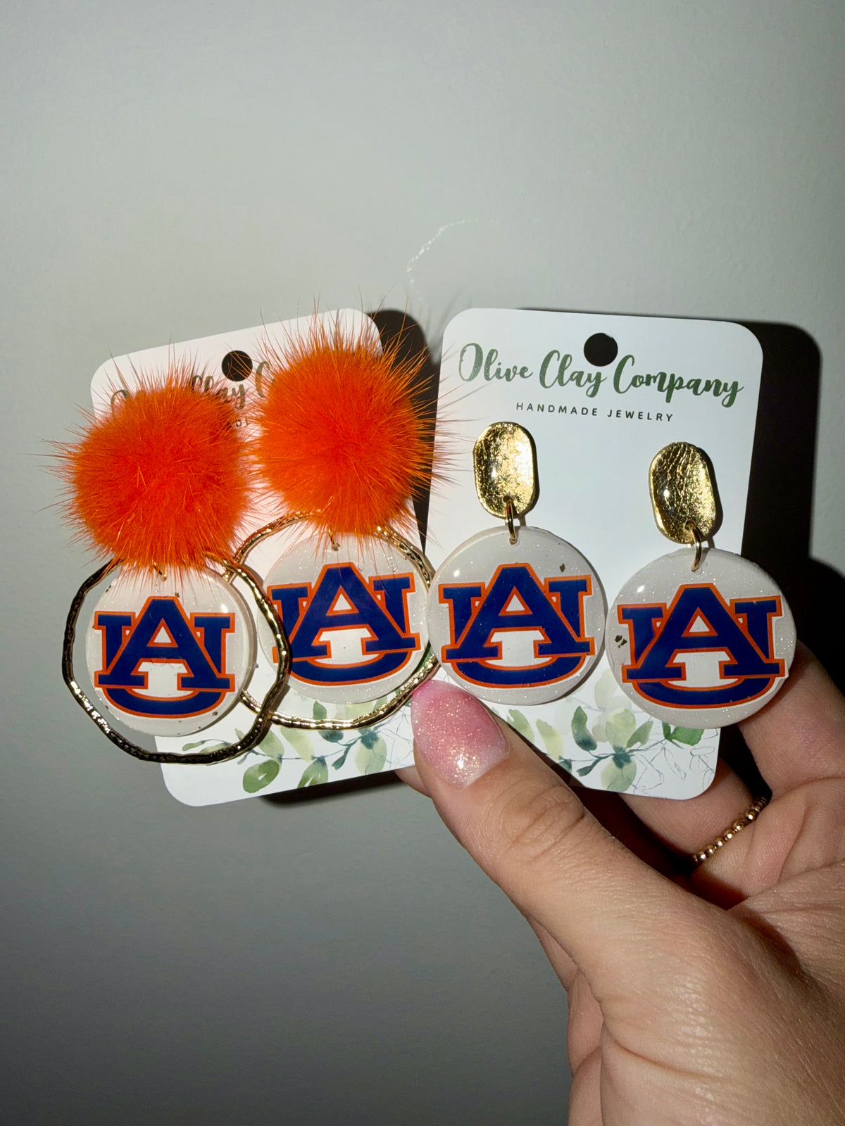 Auburn clay Earrings