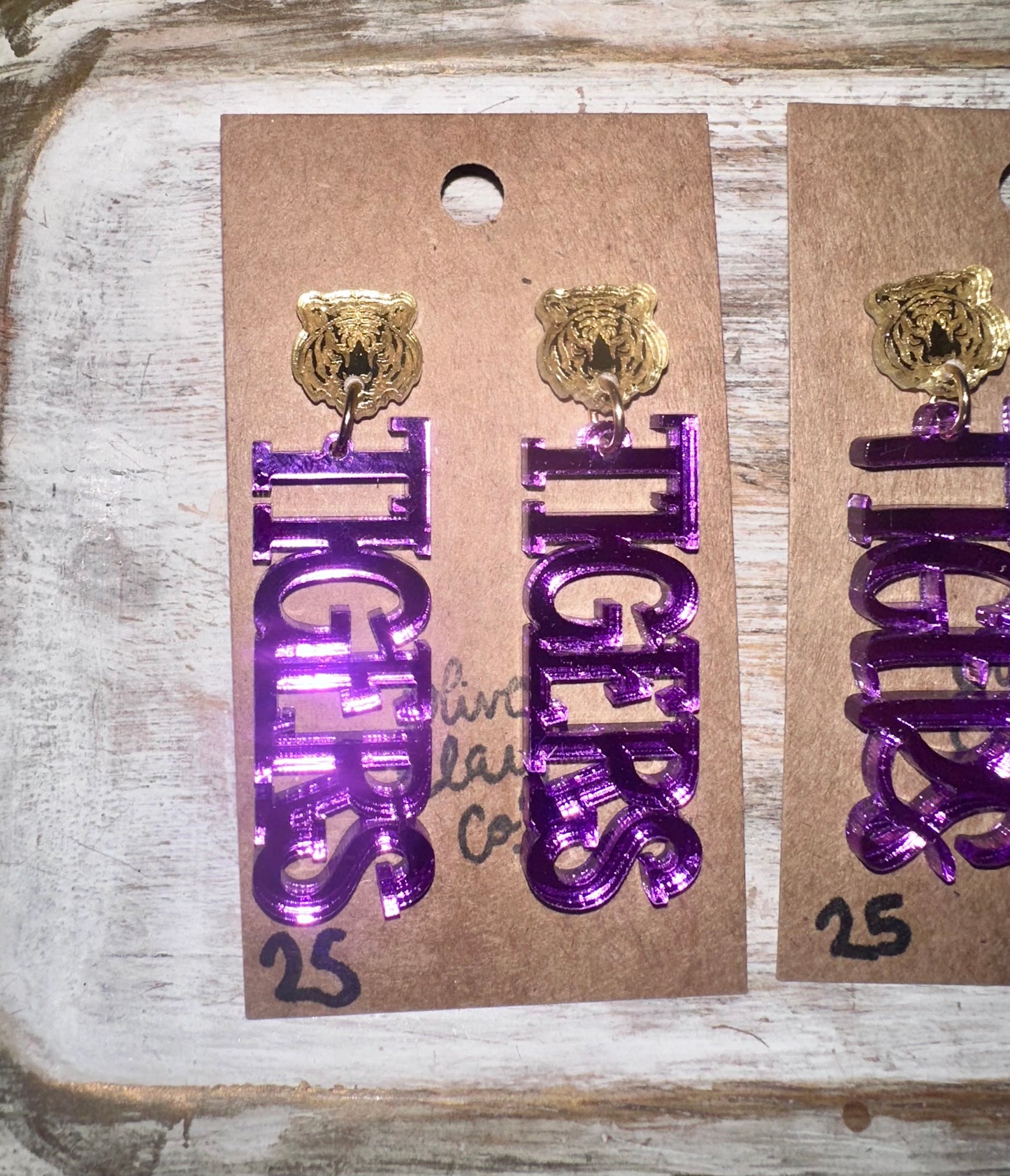 Tigers earrings