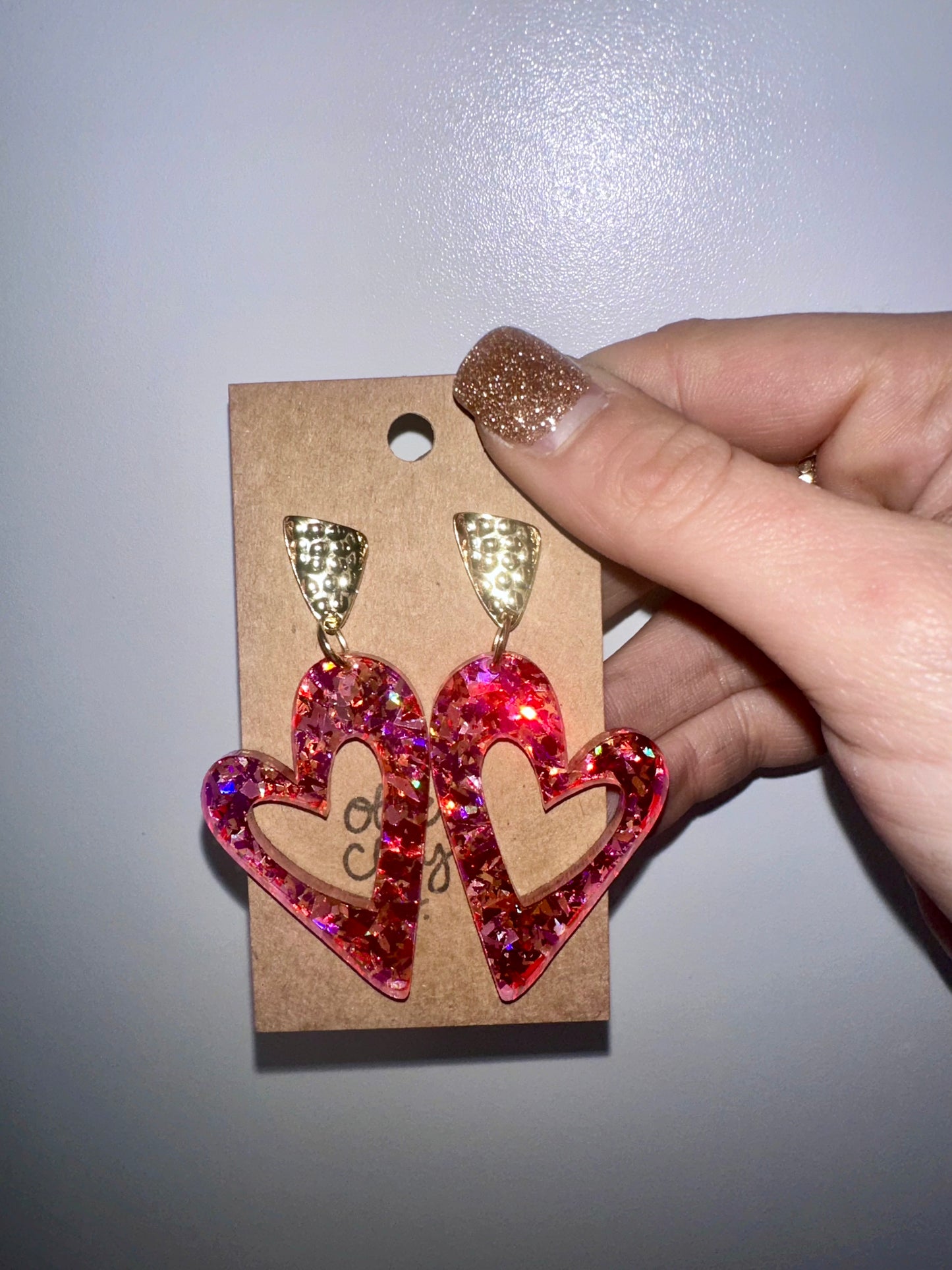 Heart Valentine earrings