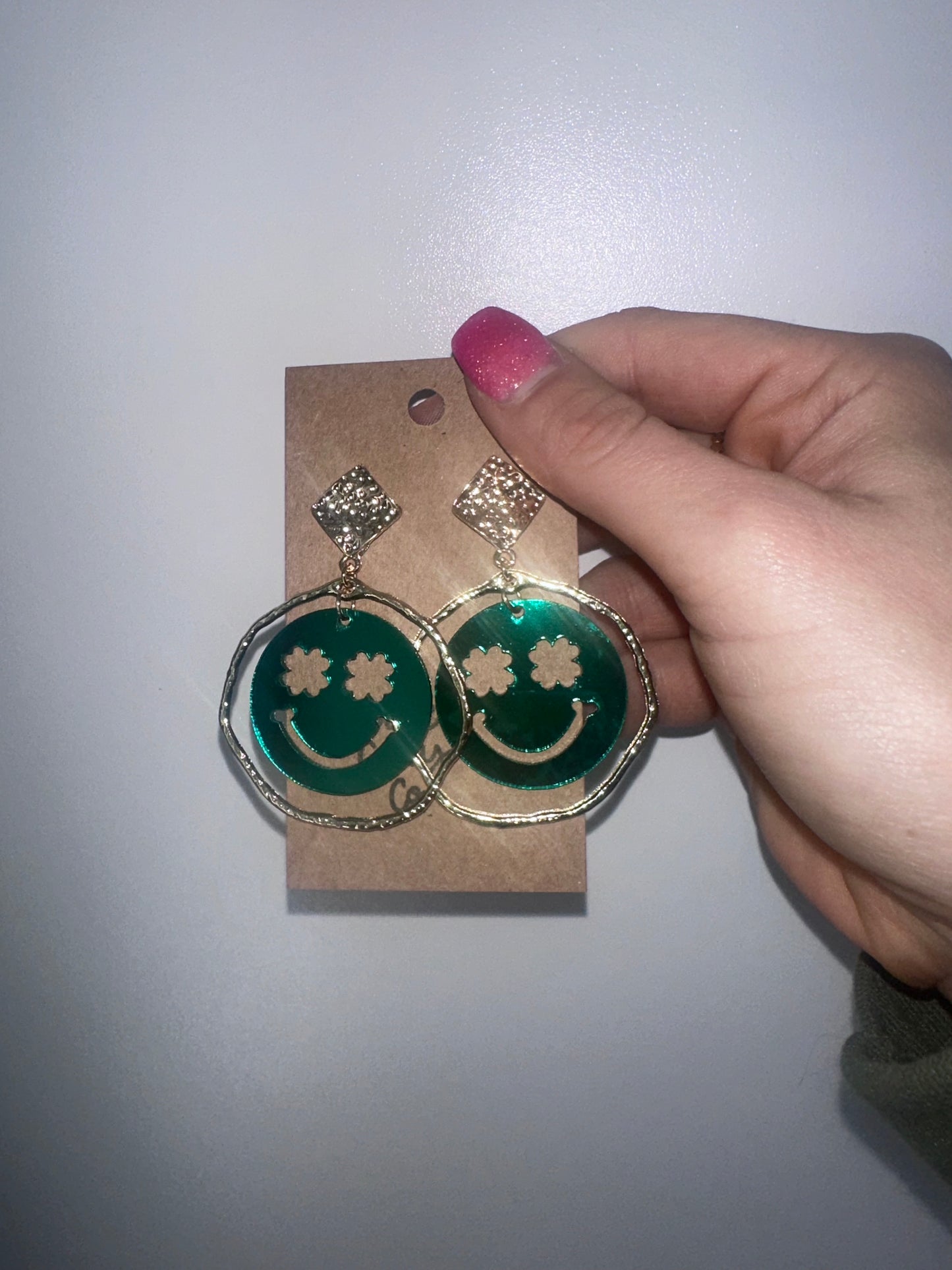 (Copy) Smile clover earrings