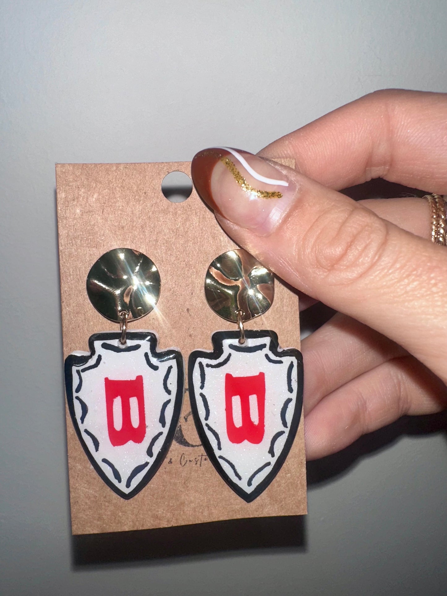 Biloxi Indians Loco Earrings