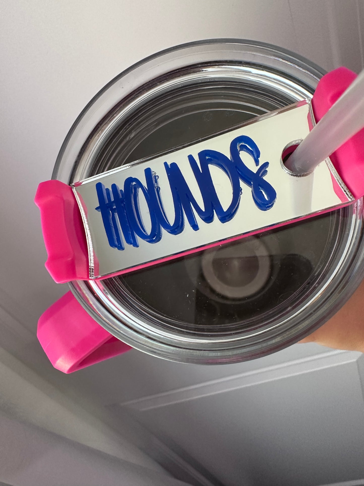 Hounds 40oz tumbler tag
