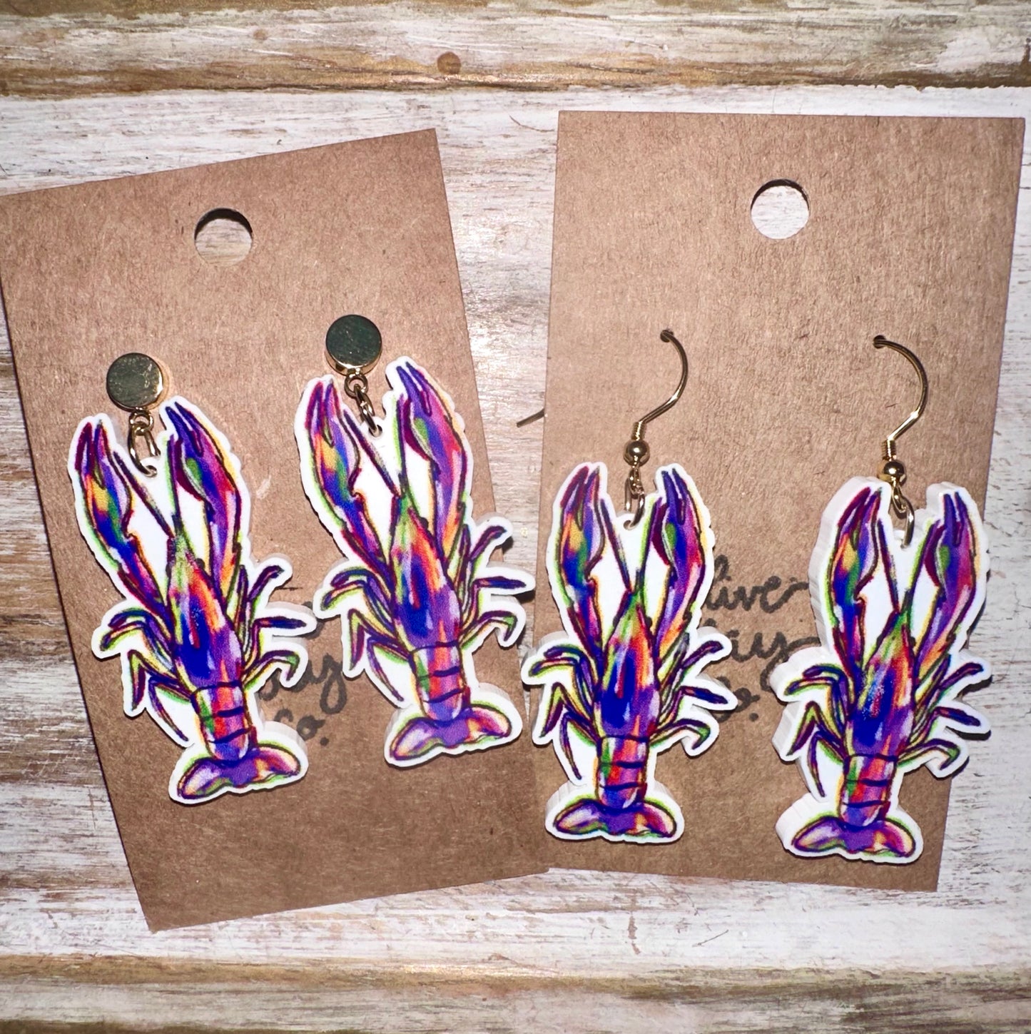 Crawfish earrings