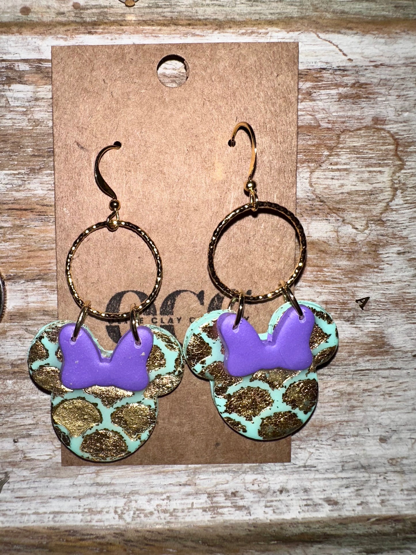 Mouse mermaid earrings