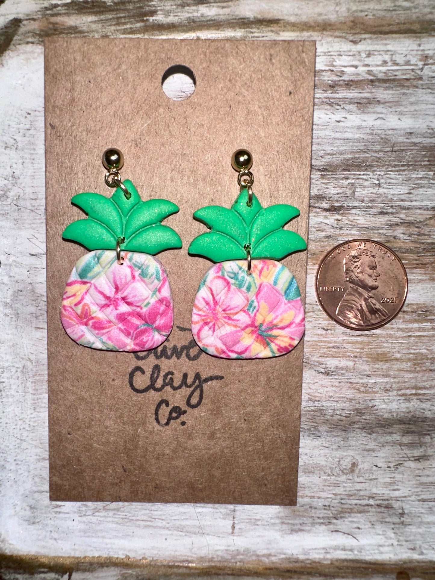 Pineapple earrings