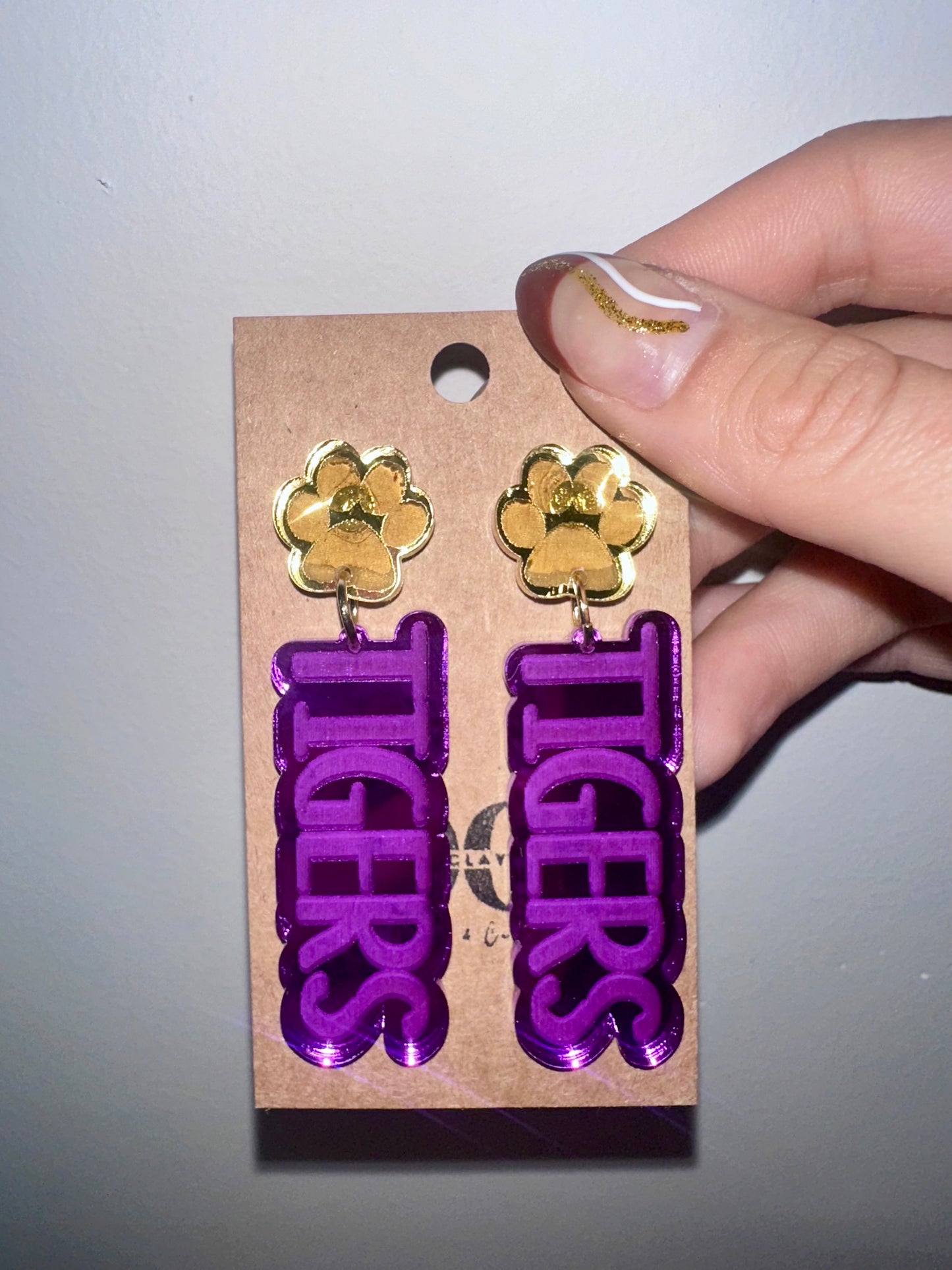 Tigers earrings