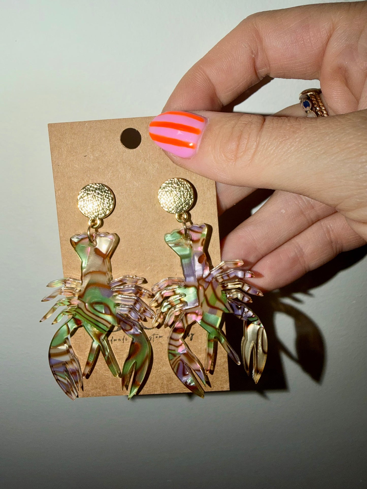 Crawfish earrings