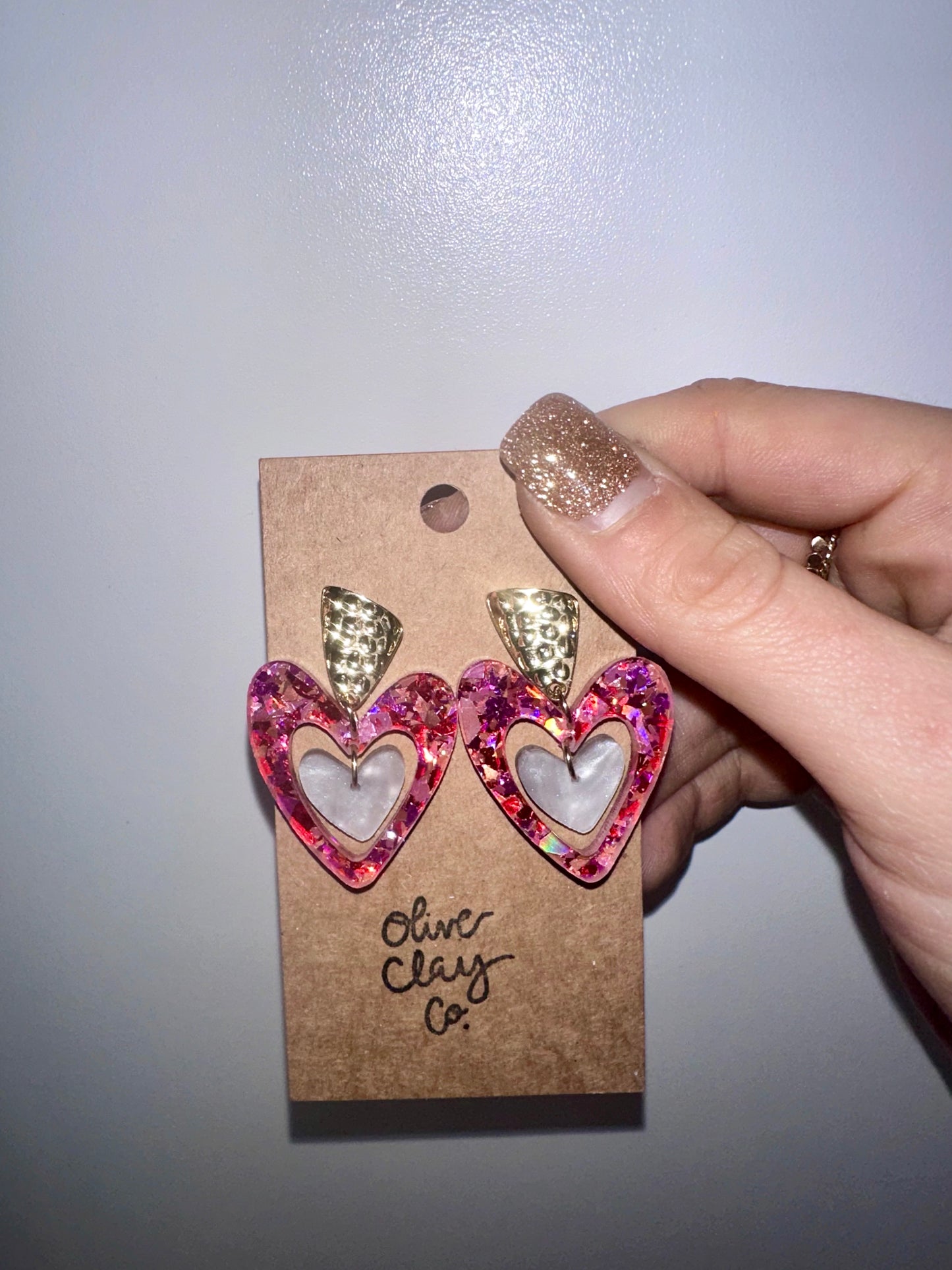 Heart Valentine earrings