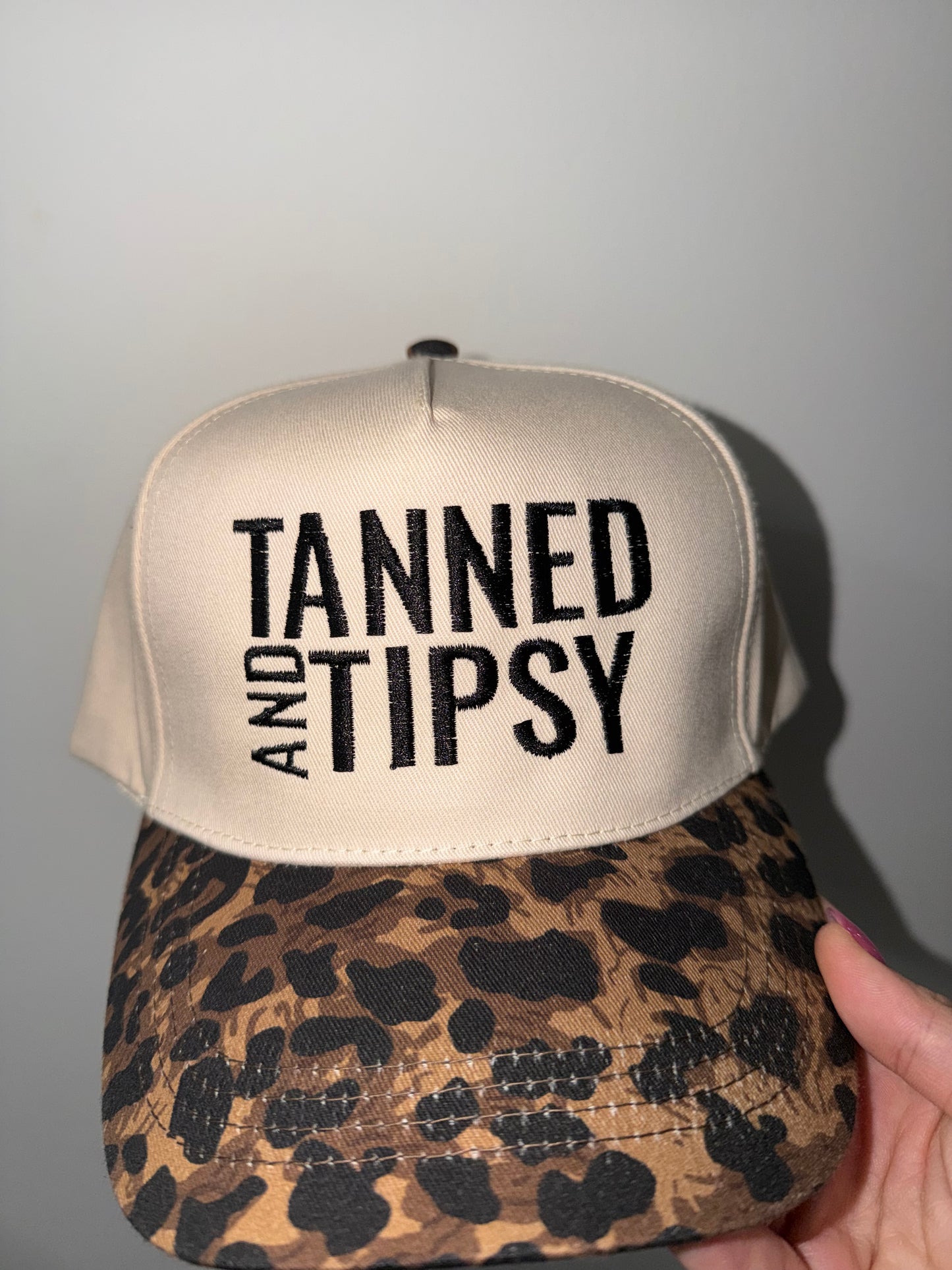 Structured Adult hat - cheetah