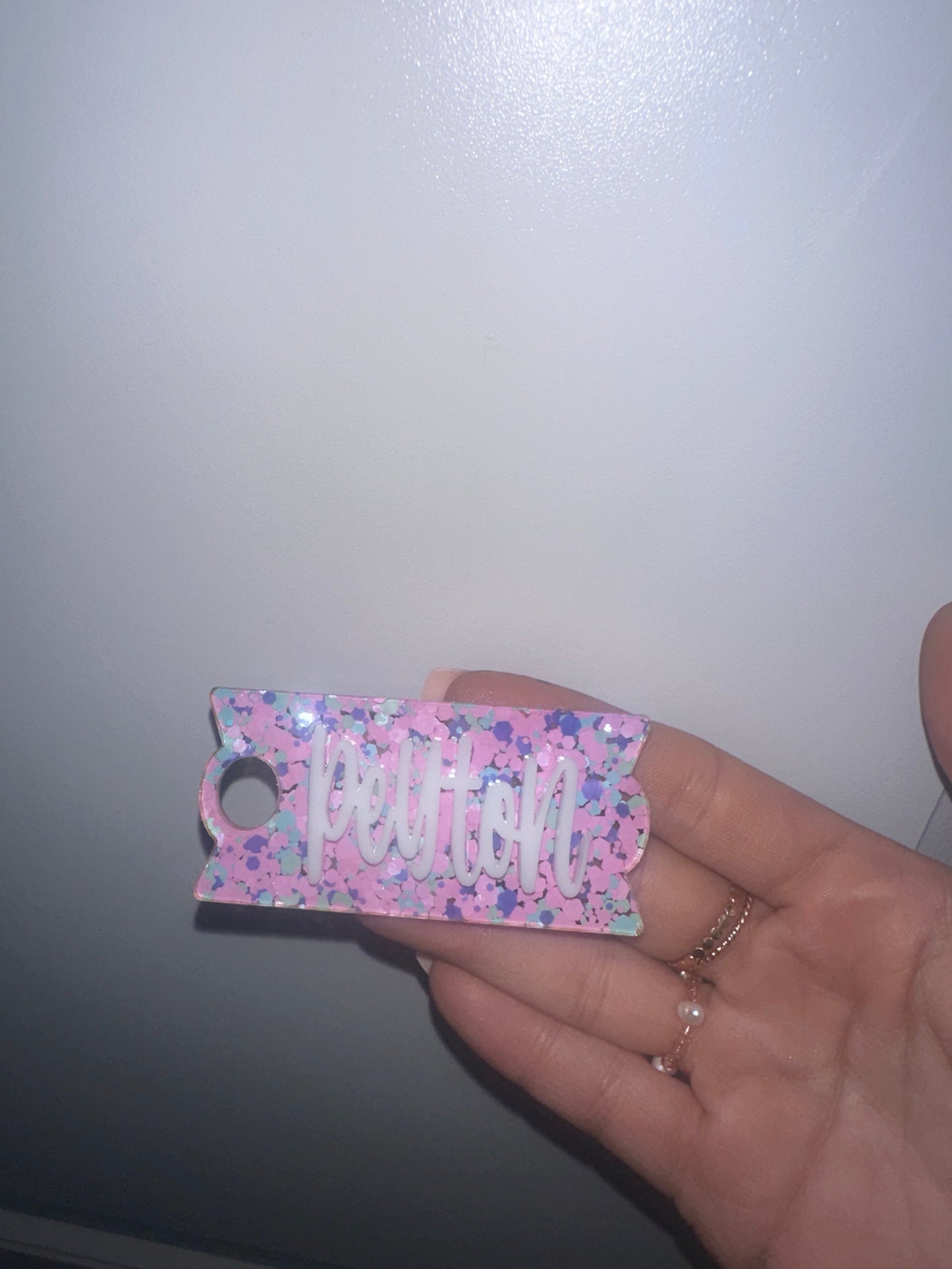 Unicorn dots Stanley tag