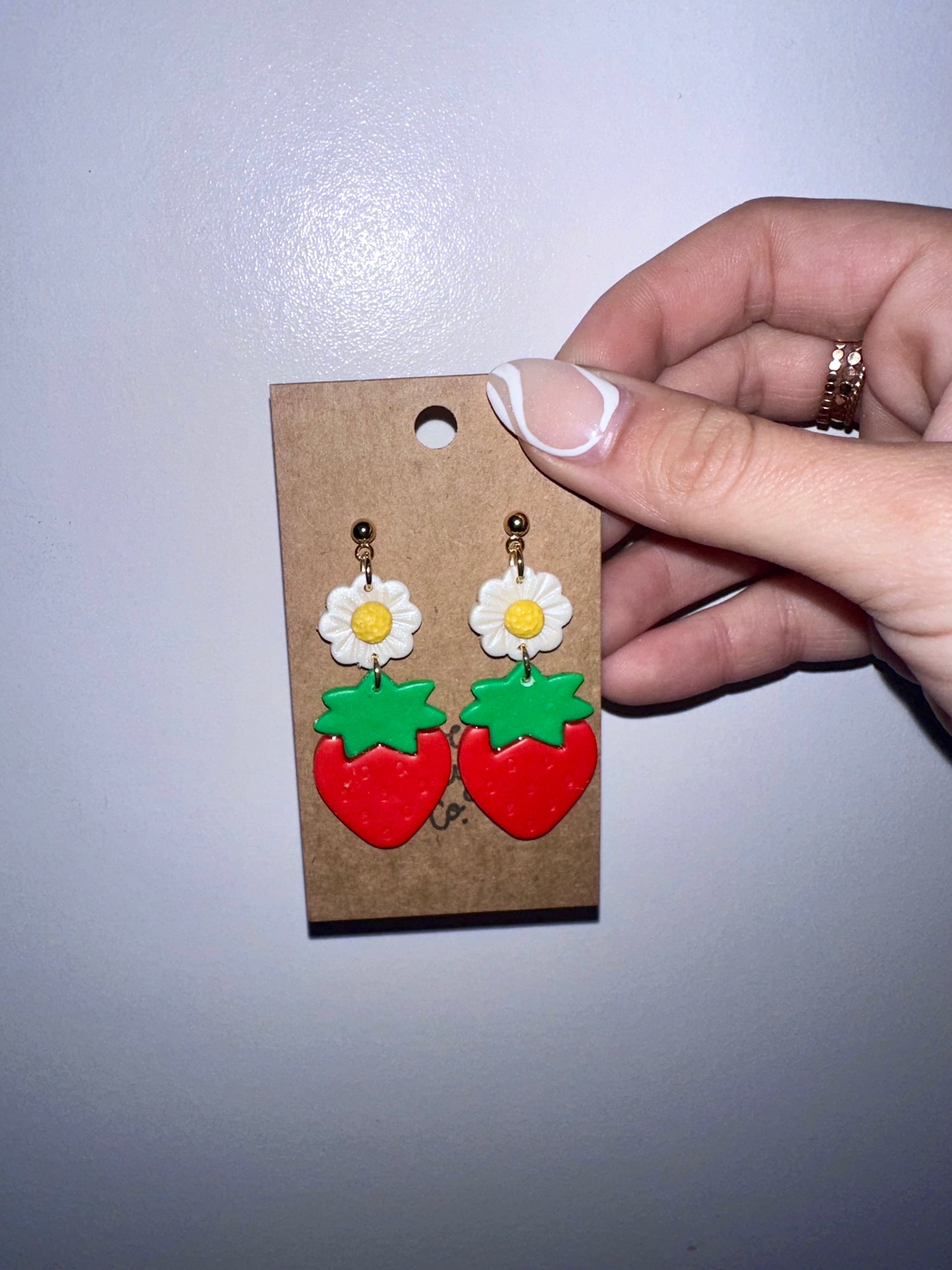 Strawberry earrings