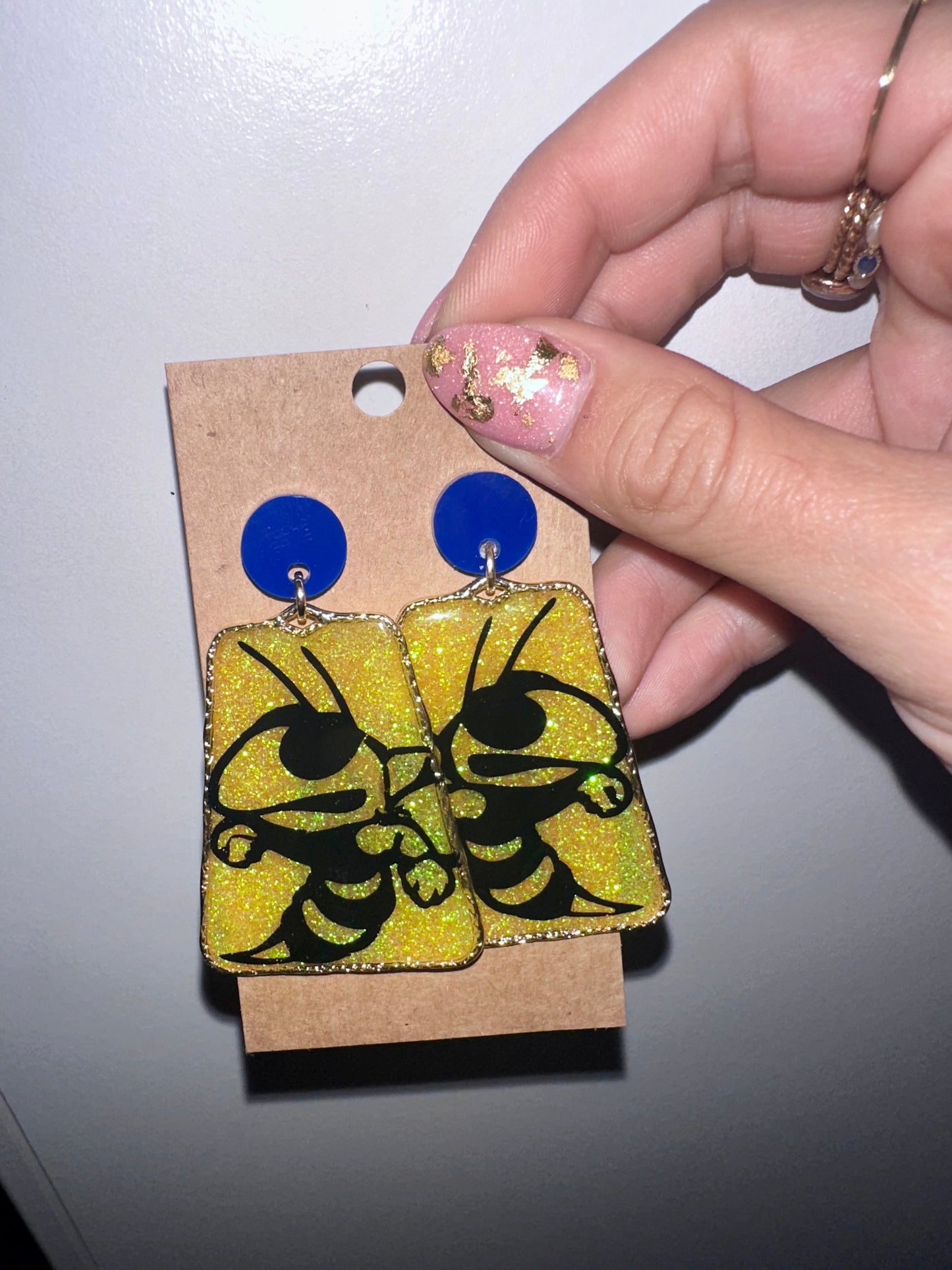Jackets acrylic earrings