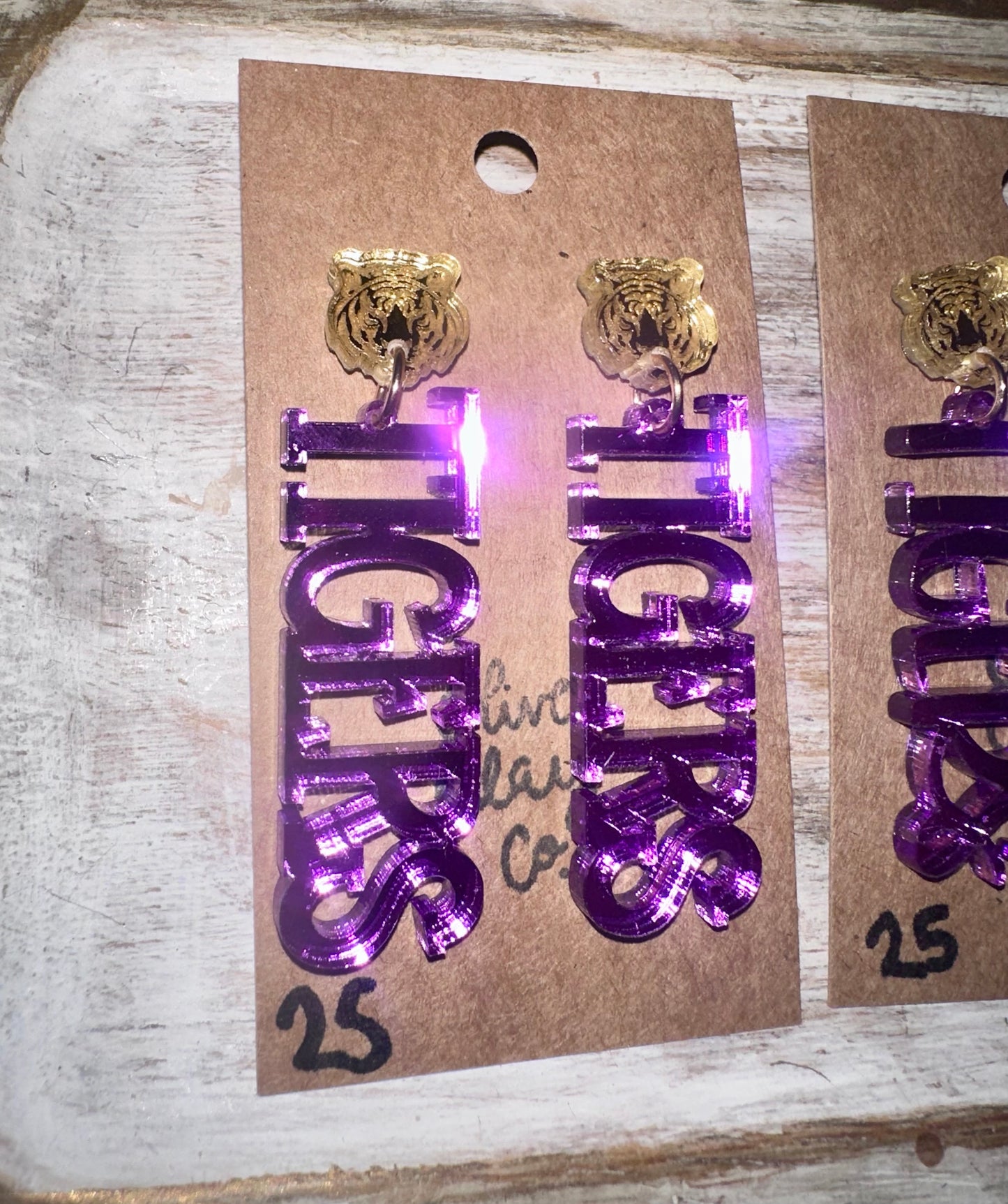 Tigers earrings