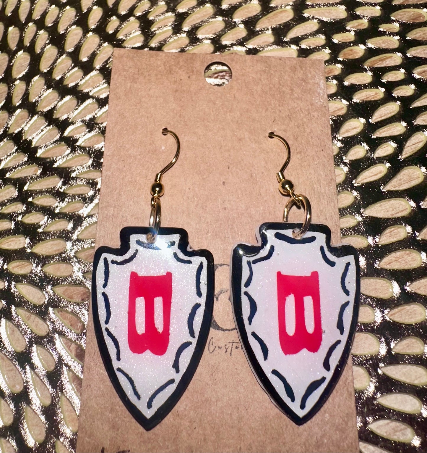 Biloxi Indians Loco Earrings