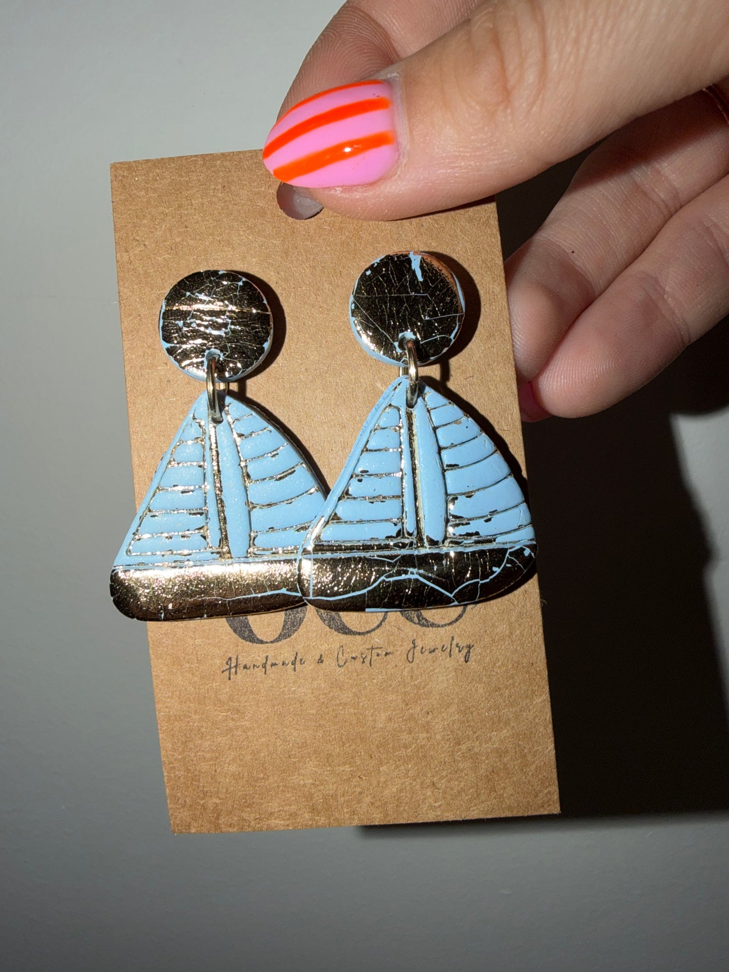 Sailboat earrings