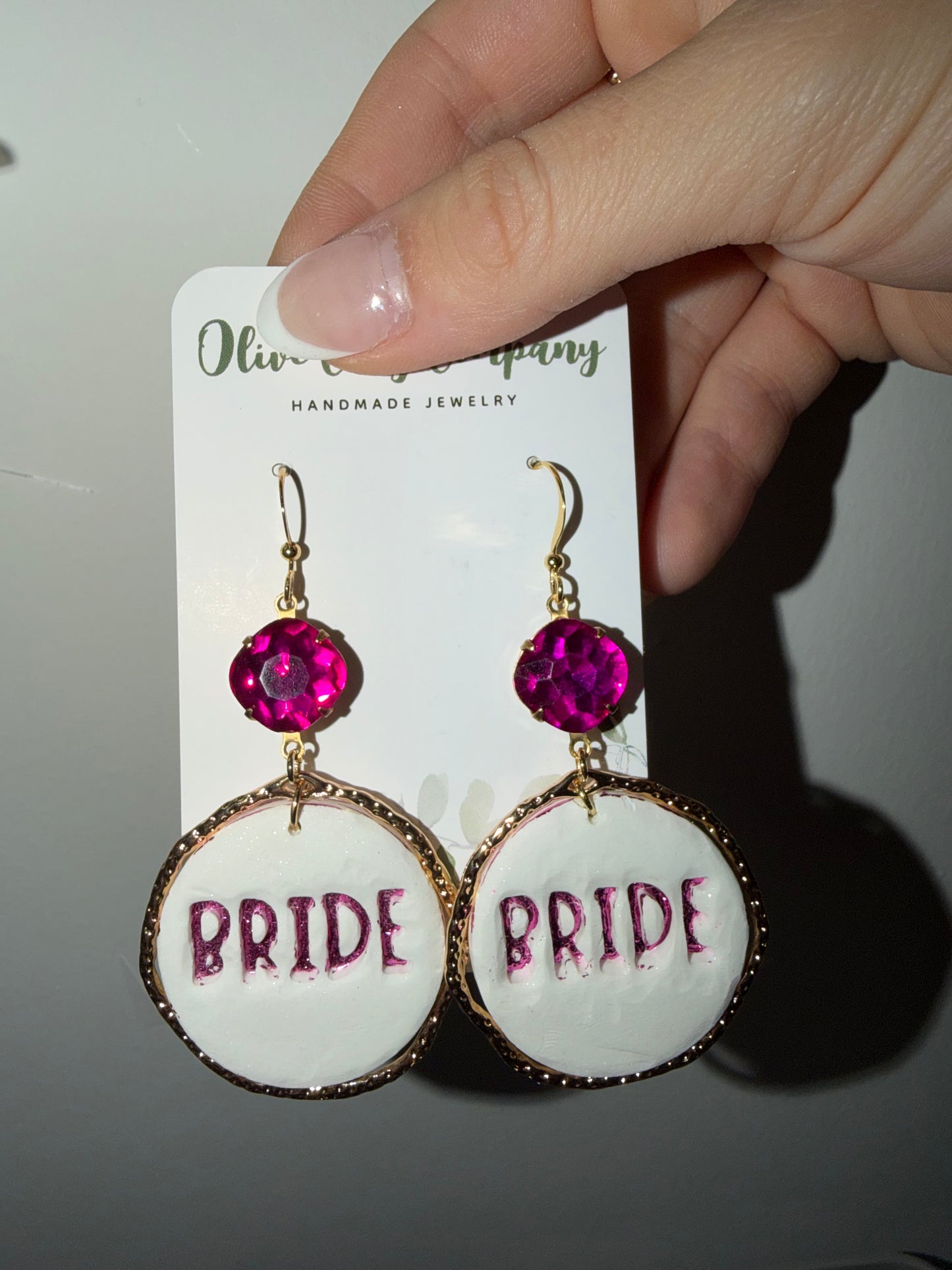 Bride Clay earrings