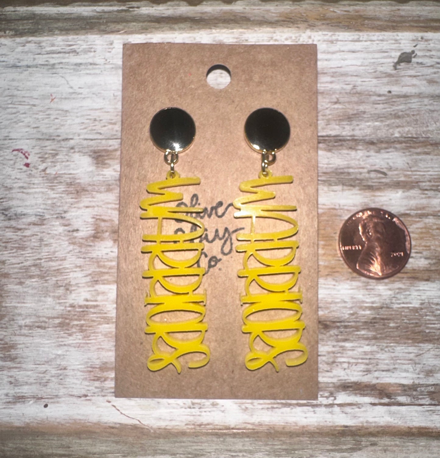 Warriors earrings
