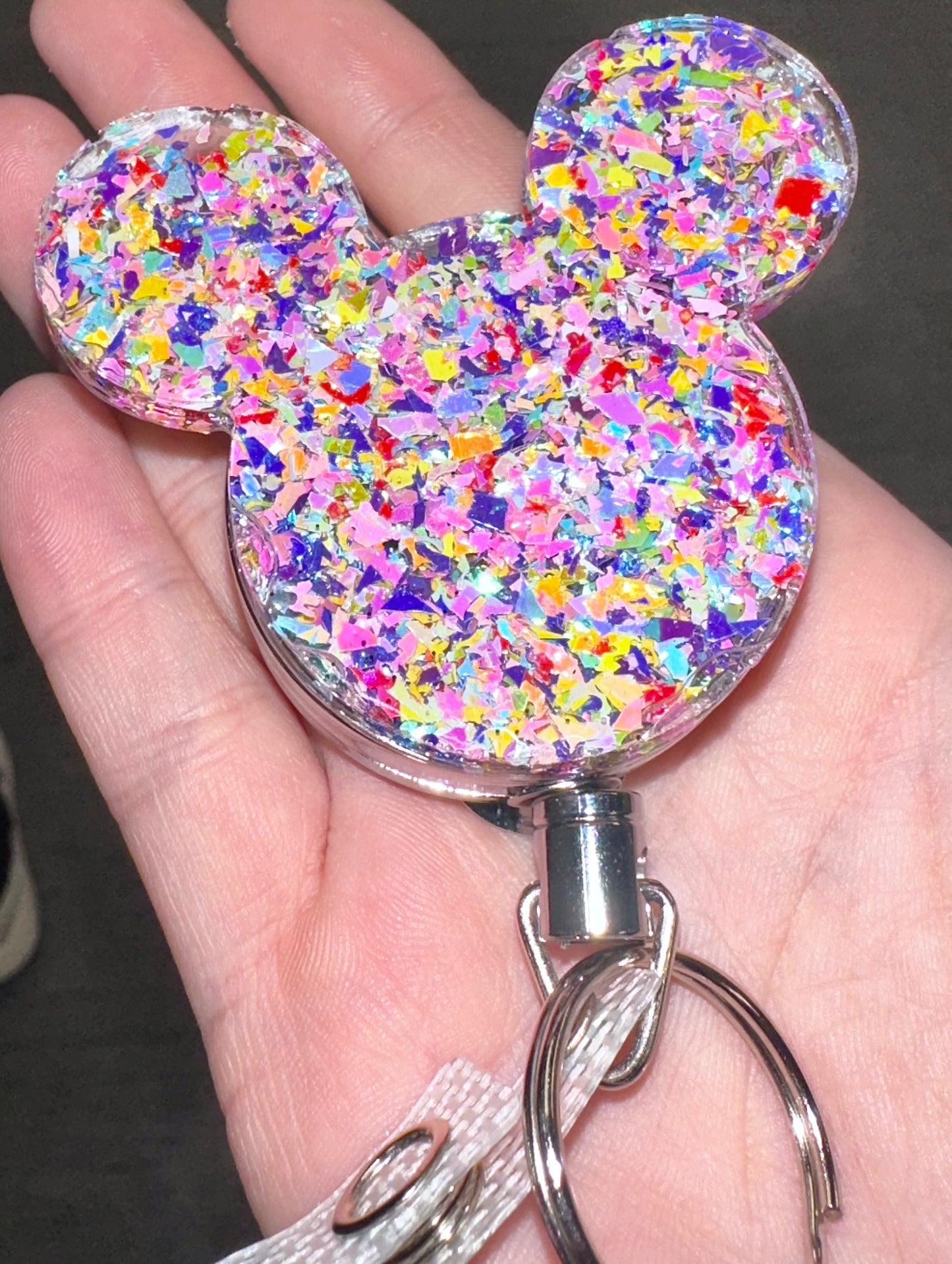 Mouse badge reel - heavy duty reel