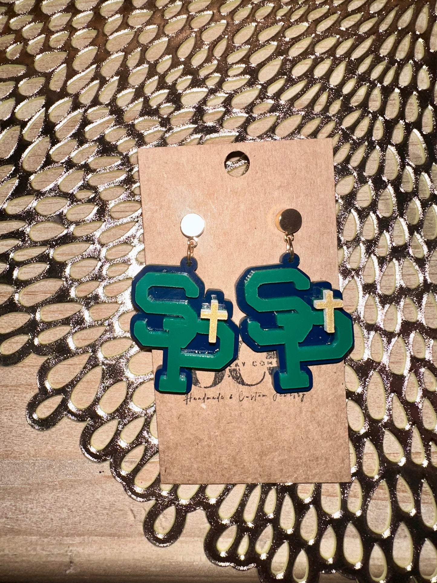 Saint Patrick’s Acrylic Earrings