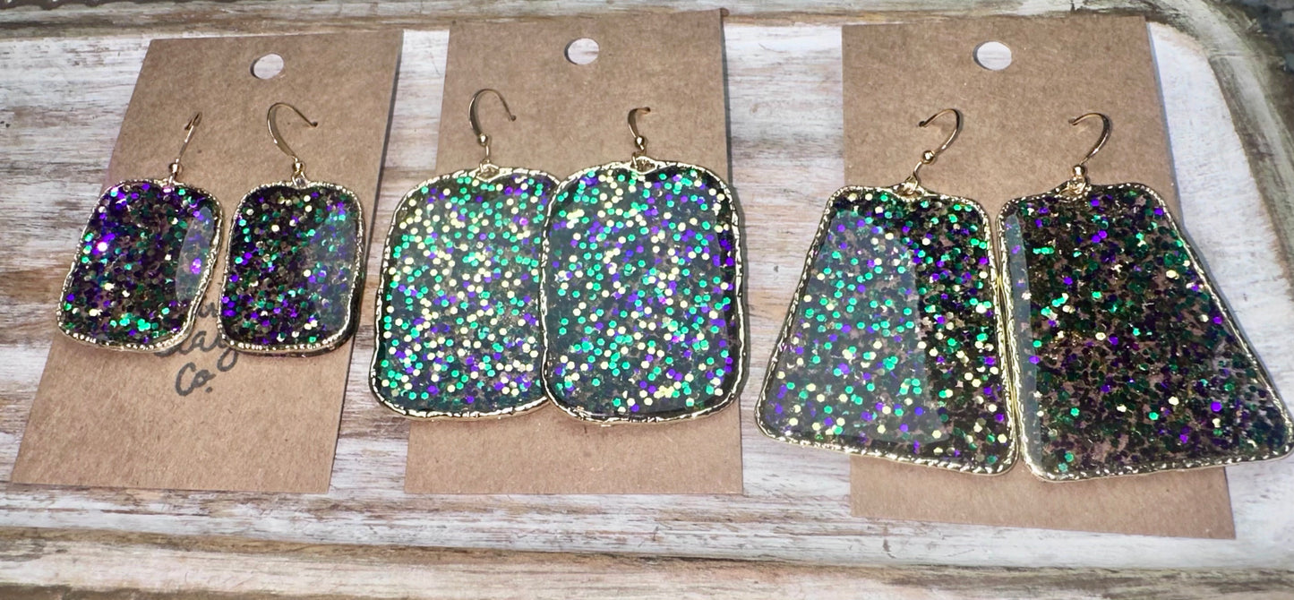 Glitter hoops- 3 sizes